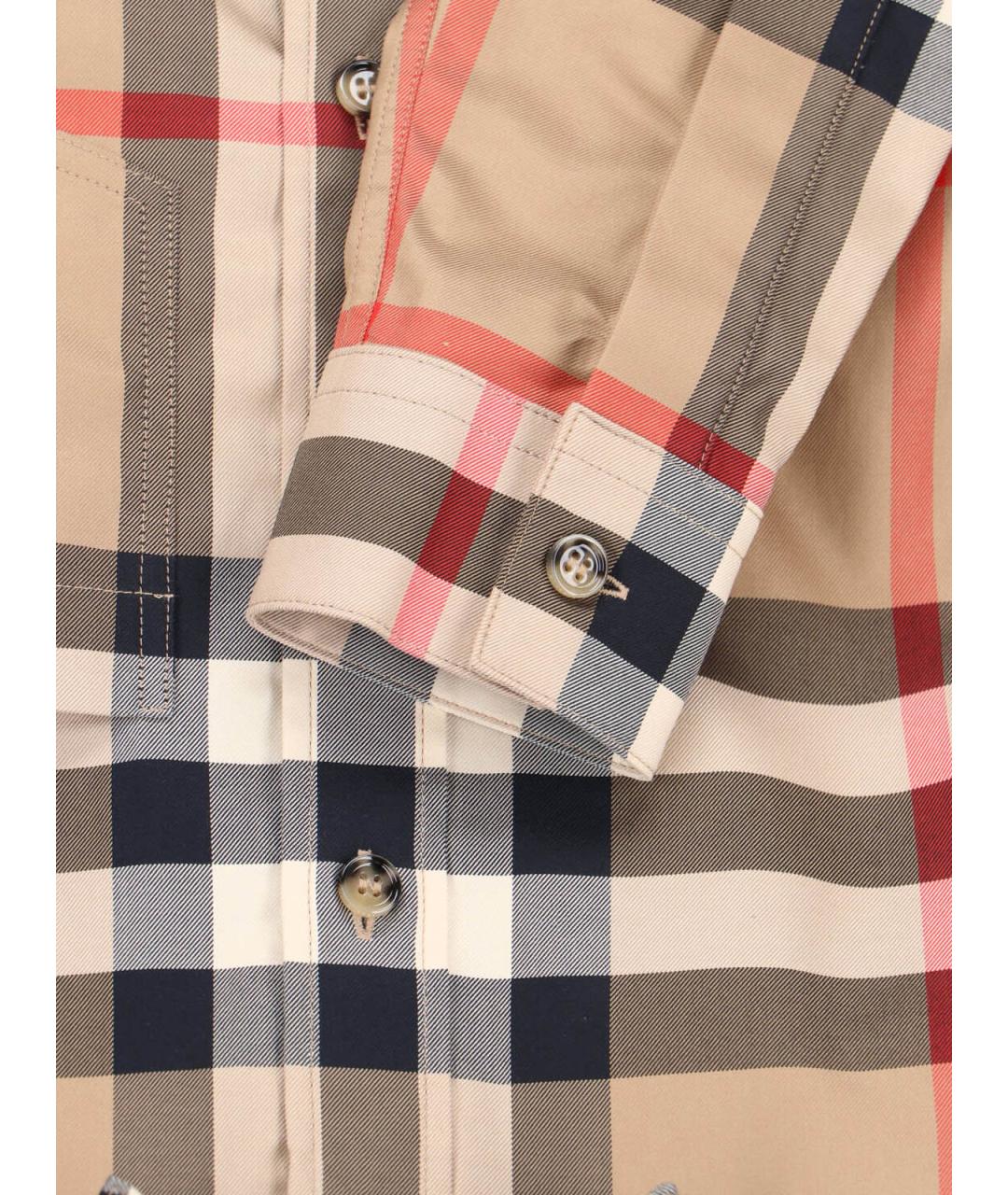 BURBERRY Мульти хлопковая рубашка, фото 5