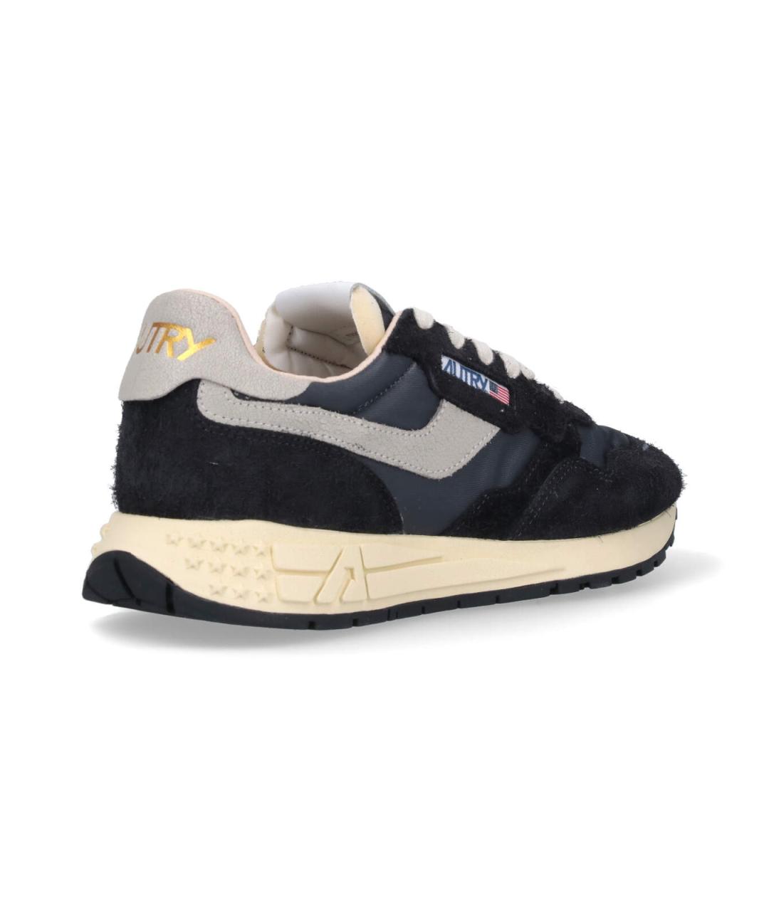 AUTRY Черные замшевые низкие кроссовки / кеды, фото 4