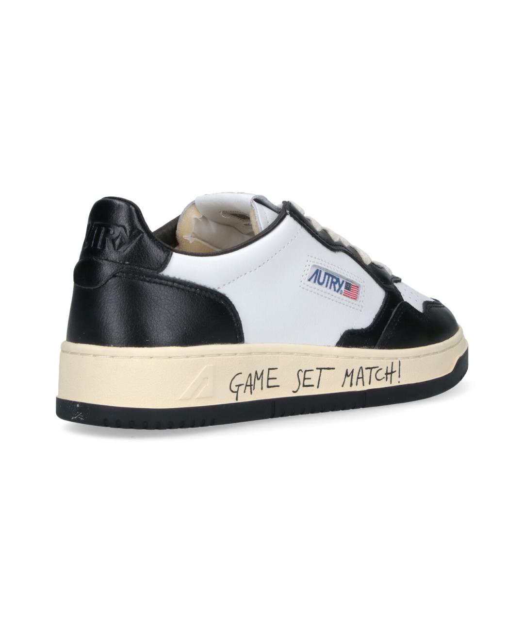 AUTRY Черные кожаные низкие кроссовки / кеды, фото 4
