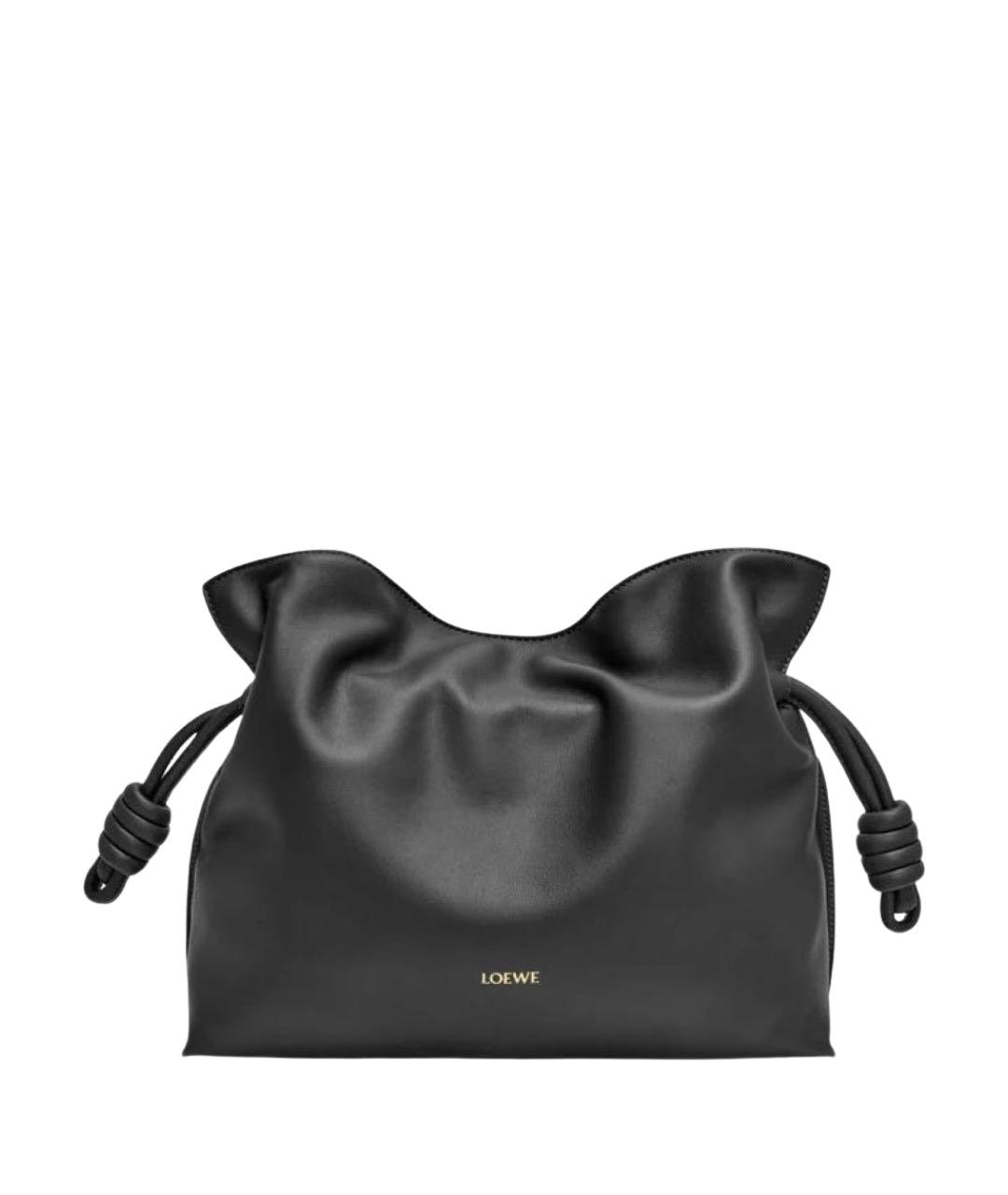LOEWE Черная кожаная сумка через плечо, фото 1
