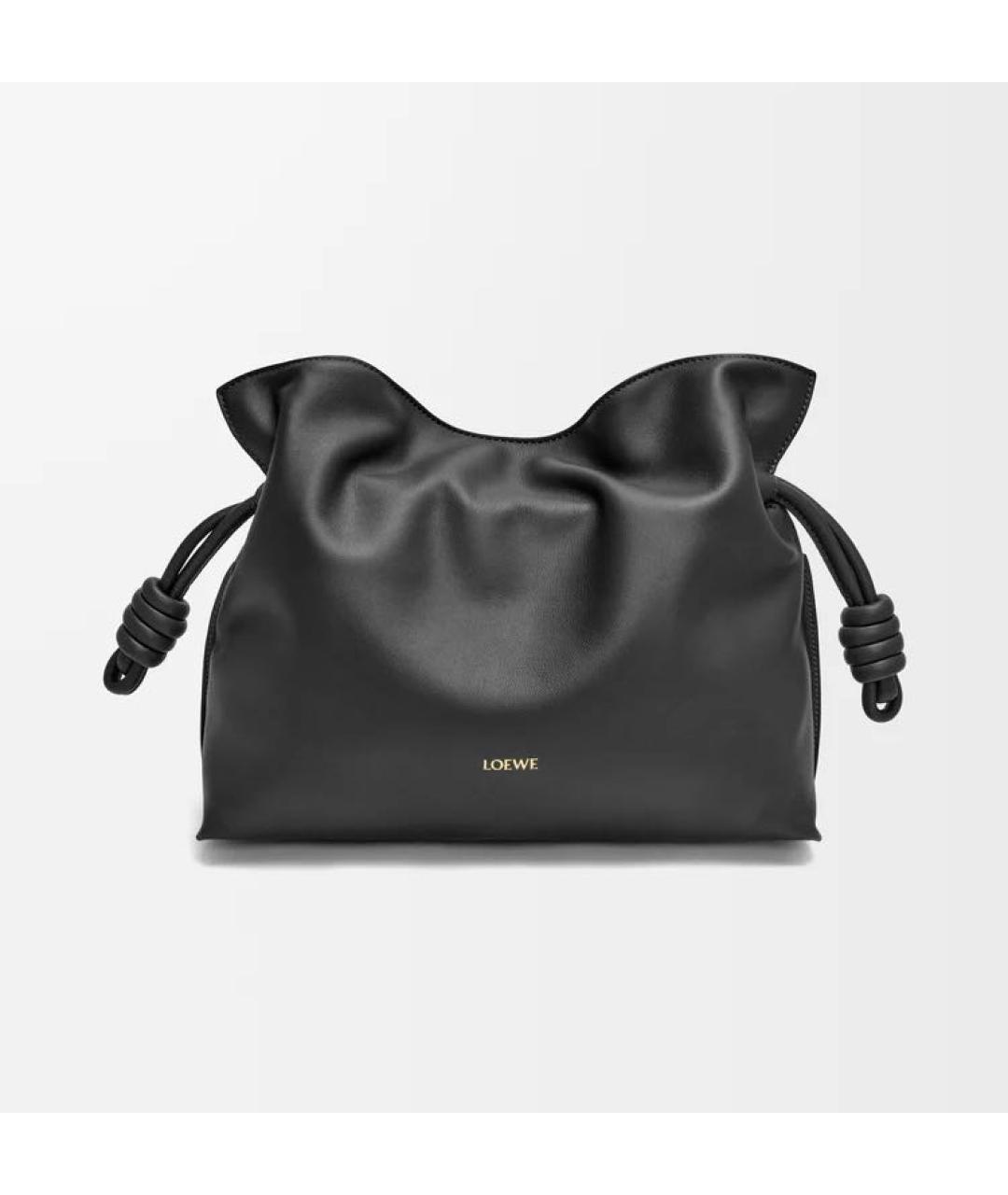 LOEWE Черная кожаная сумка через плечо, фото 6