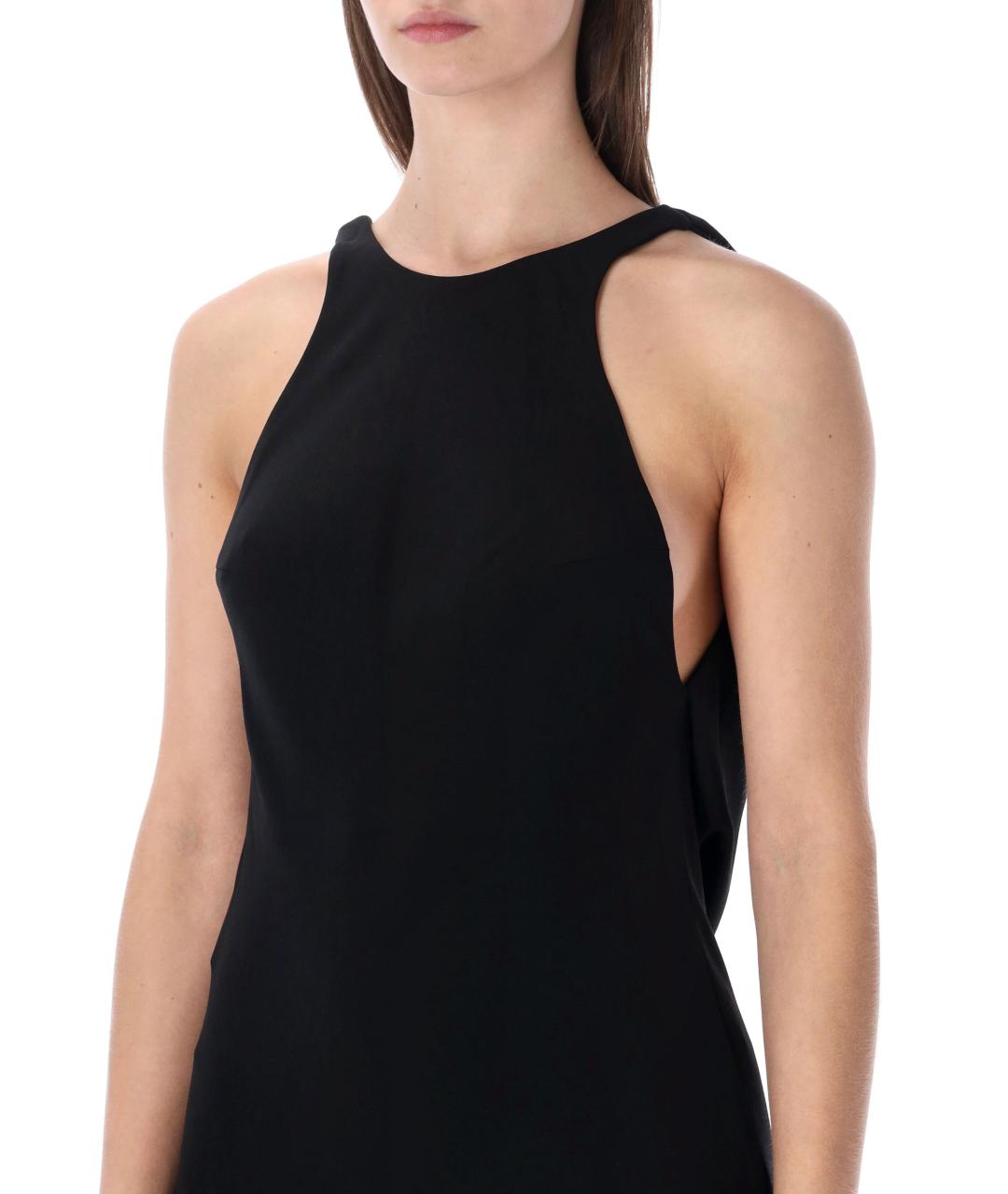 THE ANDAMANE Черное полиэстеровое платье, фото 3