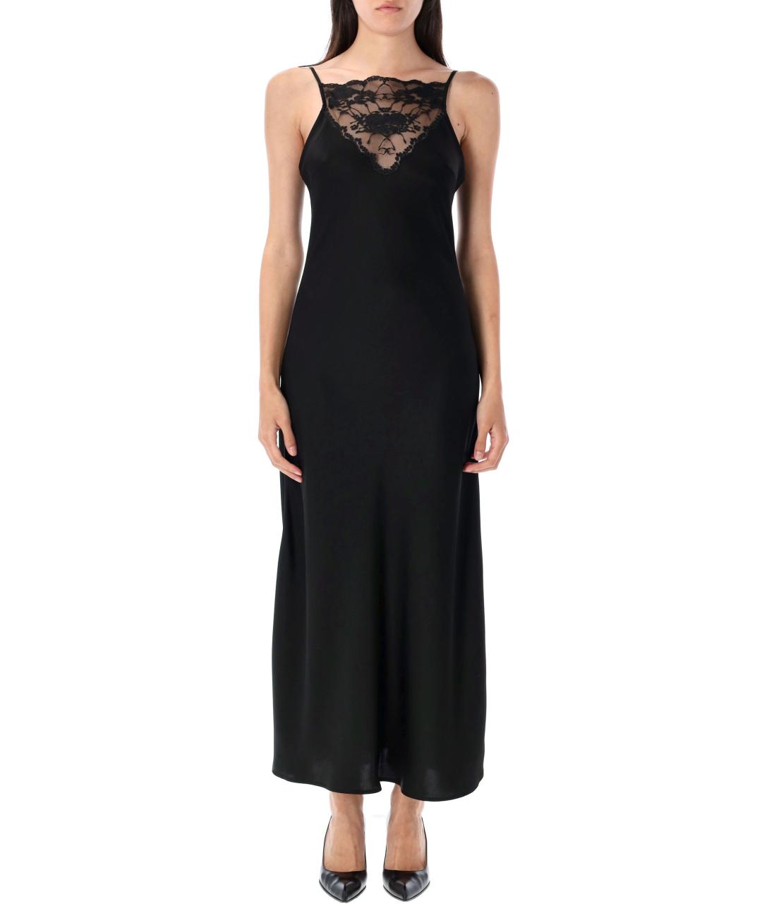 BY MALENE BIRGER Черное ацетатное вечернее платье, фото 2