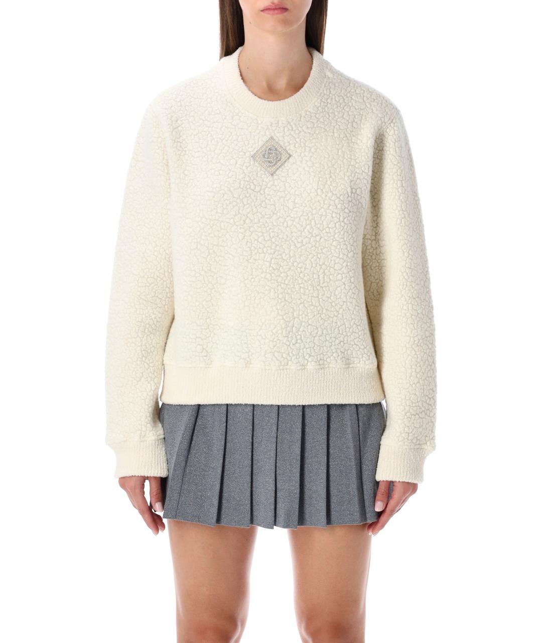 CASABLANCA Бежевый кашемировый джемпер / свитер, фото 2