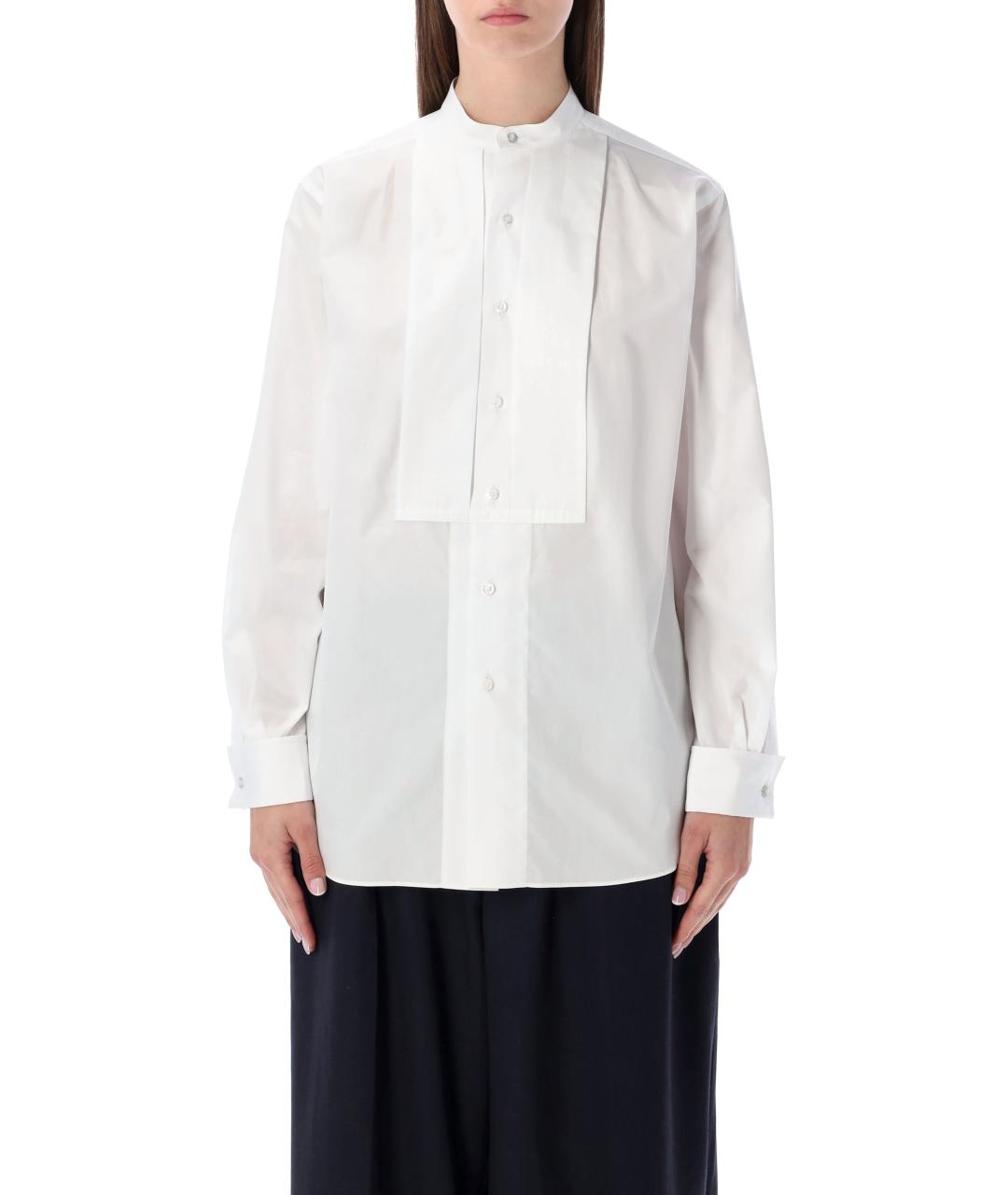 RALPH LAUREN Белая хлопковая рубашка, фото 1