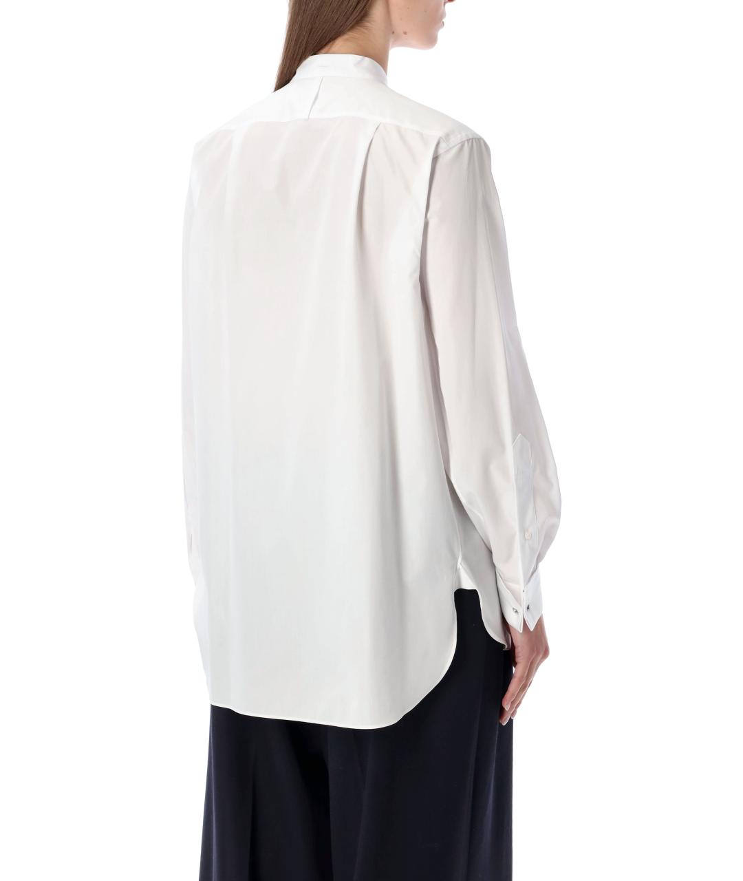 RALPH LAUREN Белая хлопковая рубашка, фото 2