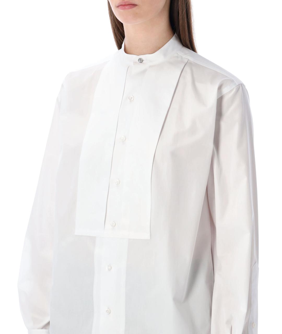 RALPH LAUREN Белая хлопковая рубашка, фото 3