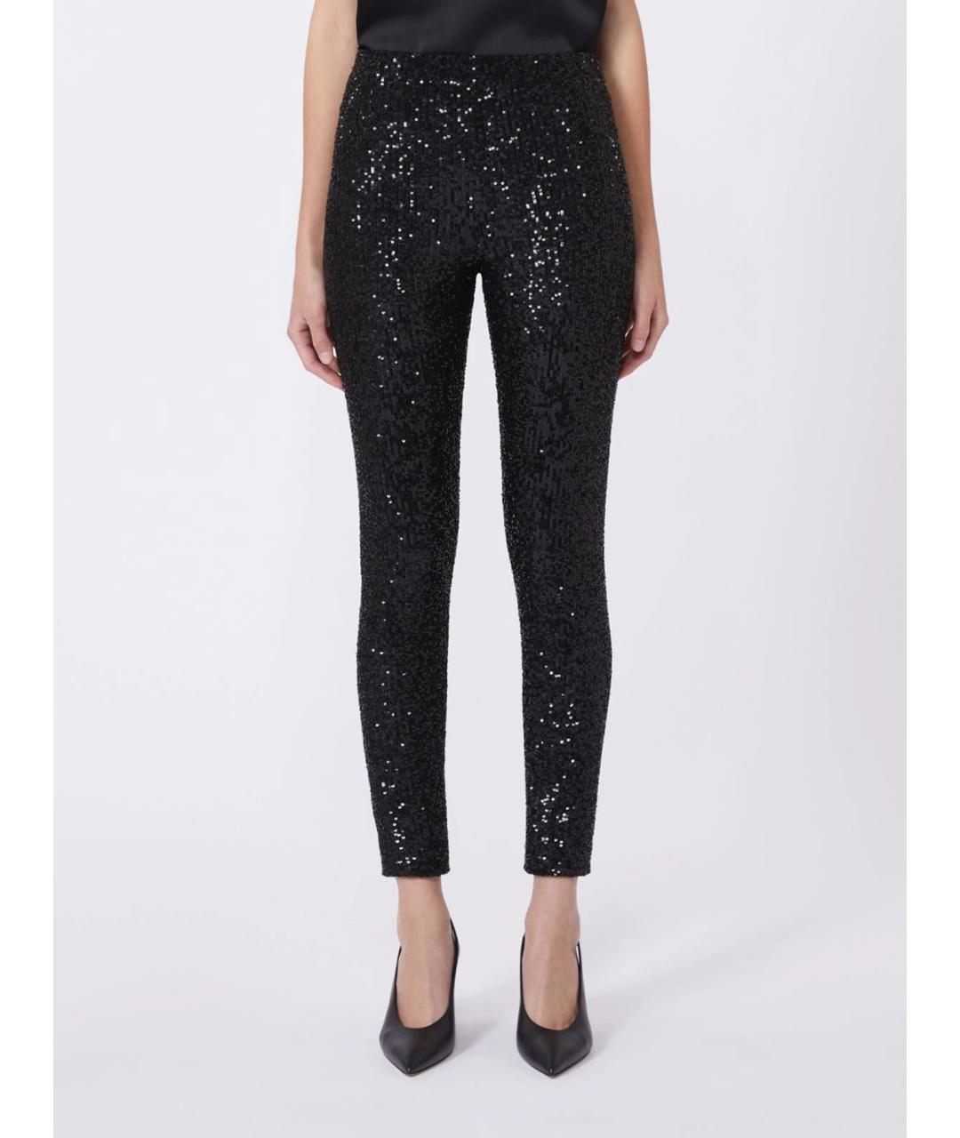WEEKEND MAX MARA Черные полиамидовые леггинсы и велосипедки, фото 3