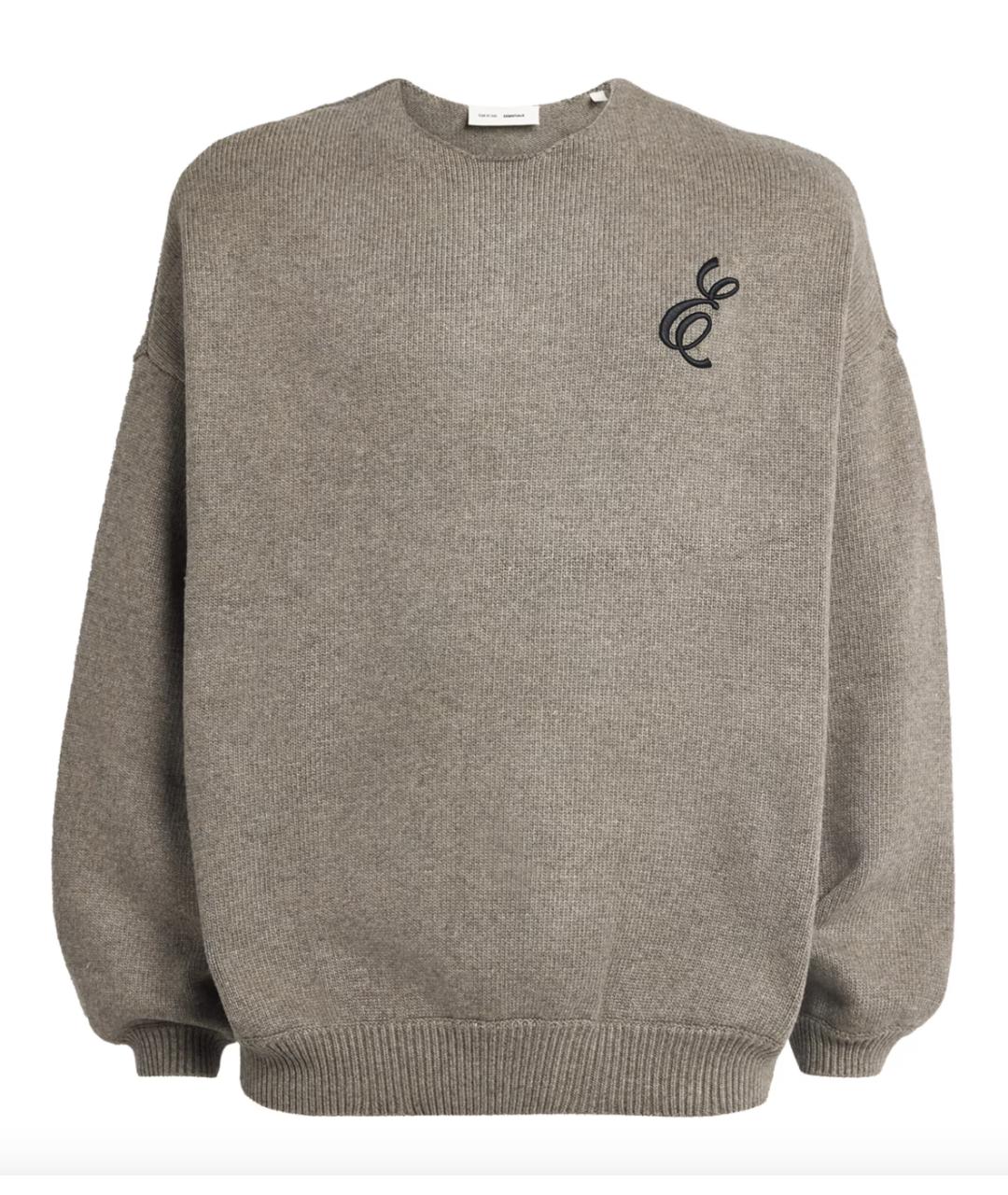 FEAR OF GOD ESSENTIALS Серый джемпер / свитер, фото 1