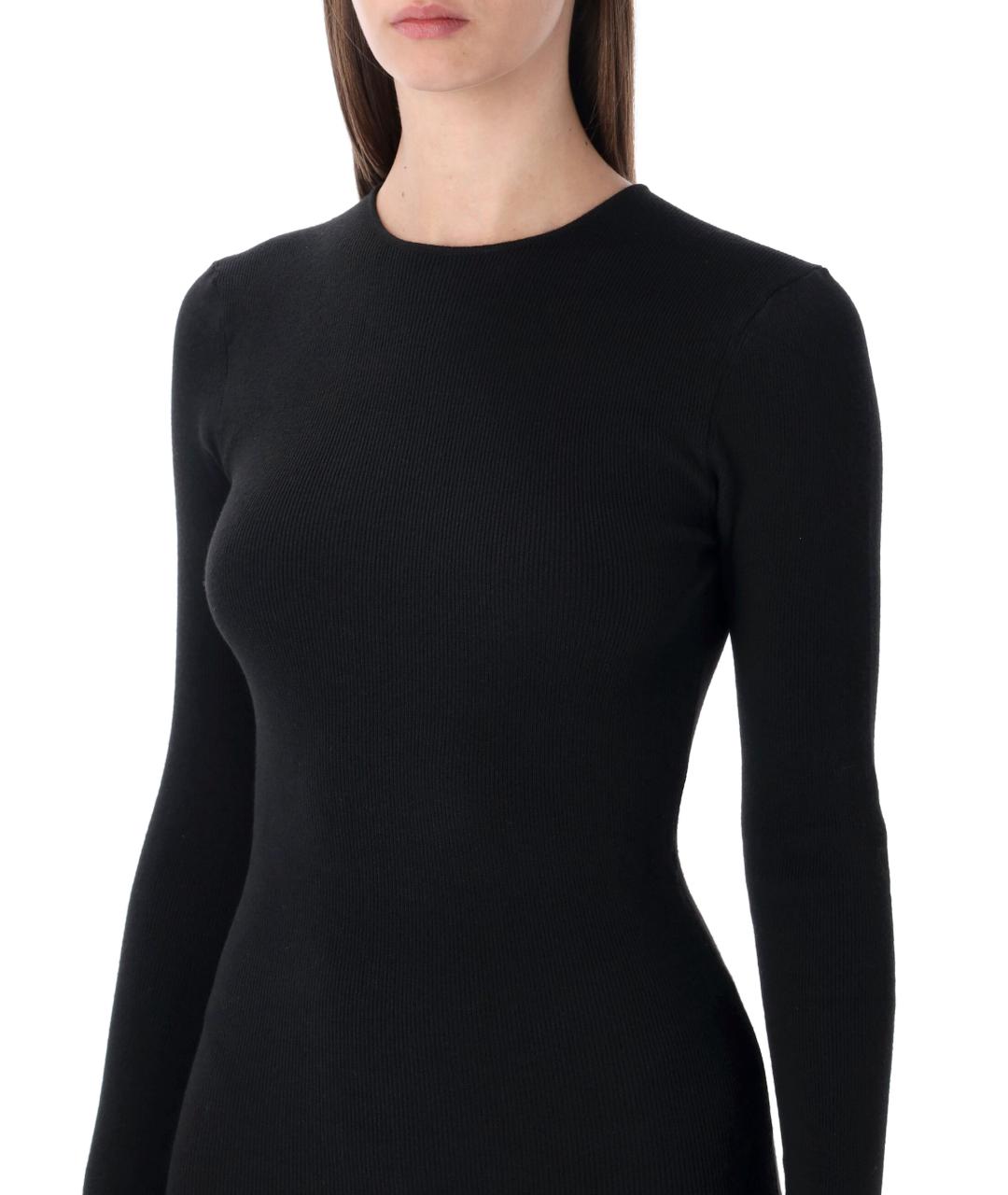 FEAR OF GOD ESSENTIALS Черное полиэстеровое повседневное платье, фото 3