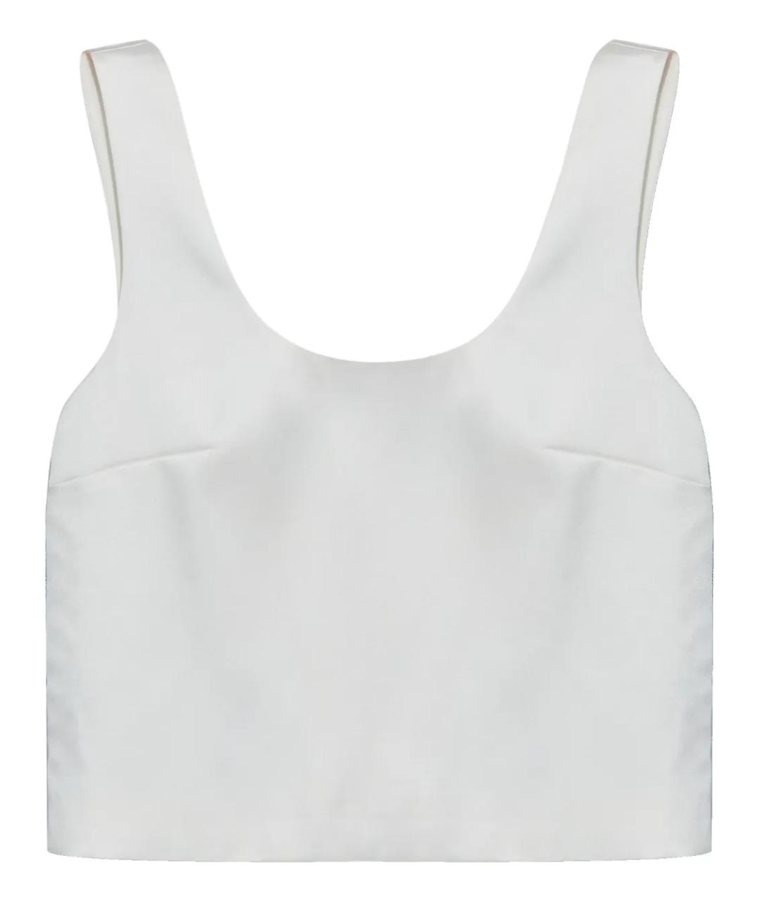 SELF-PORTRAIT Белая полиэстеровая майка, фото 1