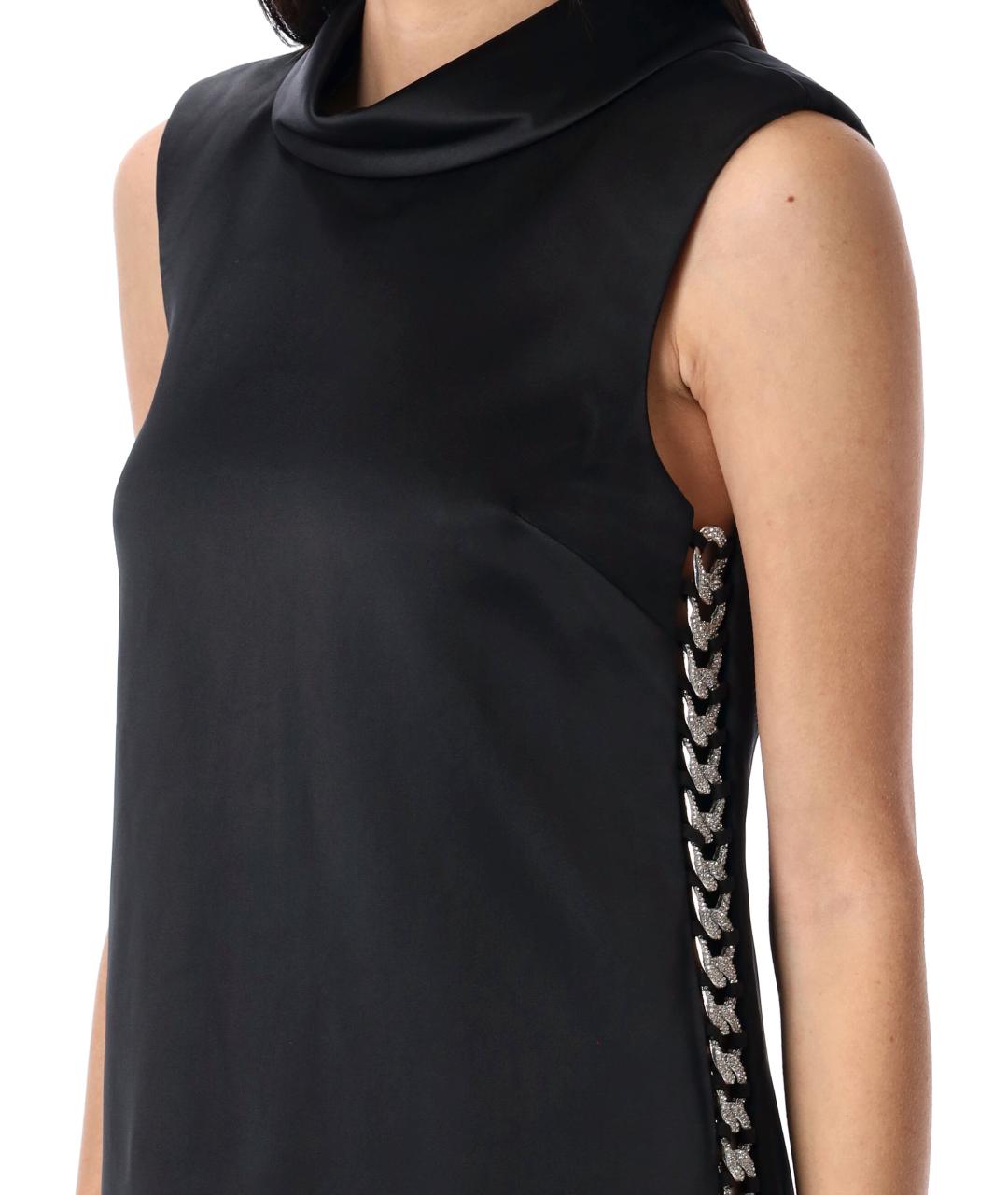 SELF-PORTRAIT Черное полиэстеровое коктейльное платье, фото 4