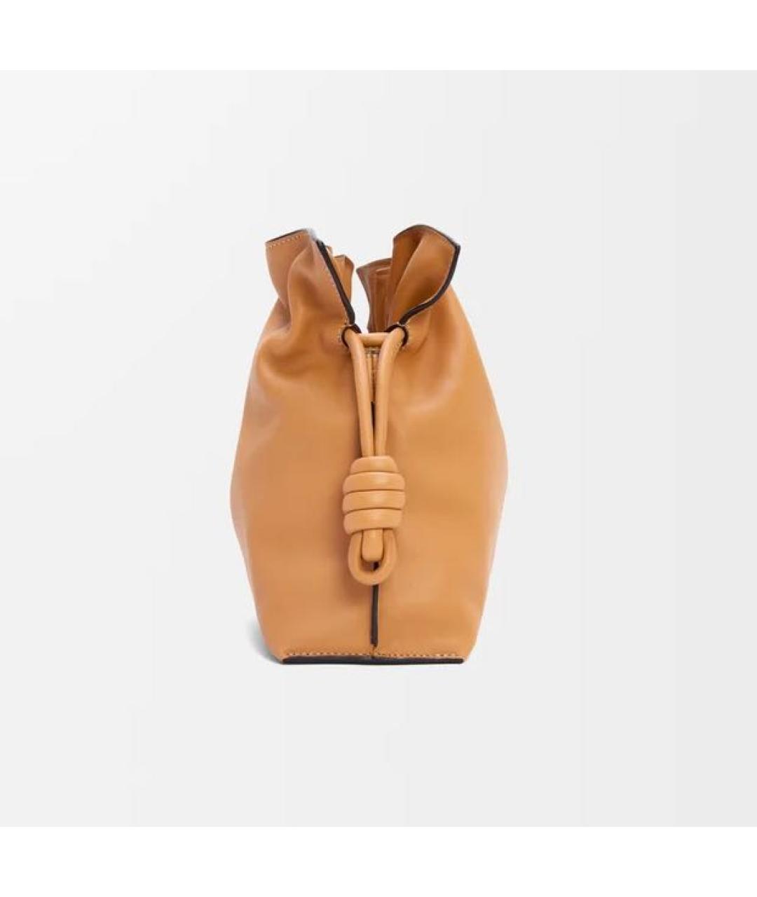 LOEWE Оранжевая кожаная сумка через плечо, фото 5