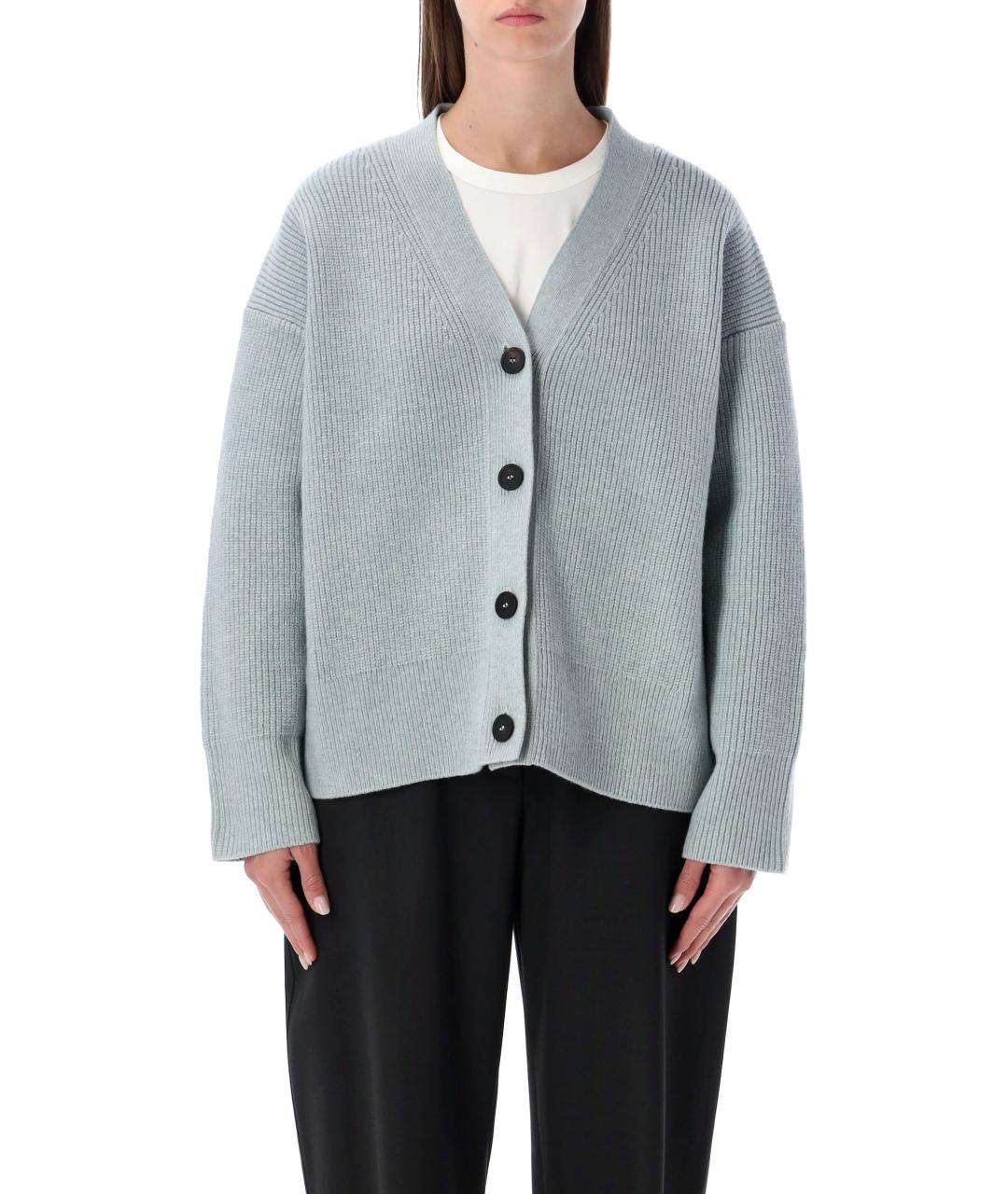 STUDIO NICHOLSON Голубой шерстяной кардиган, фото 2