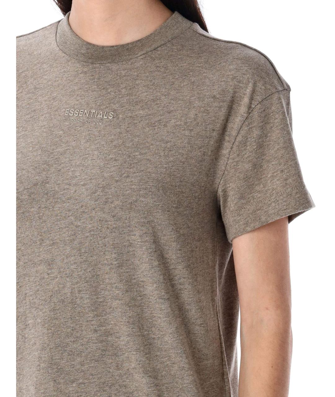 FEAR OF GOD ESSENTIALS Хлопковая футболка, фото 3