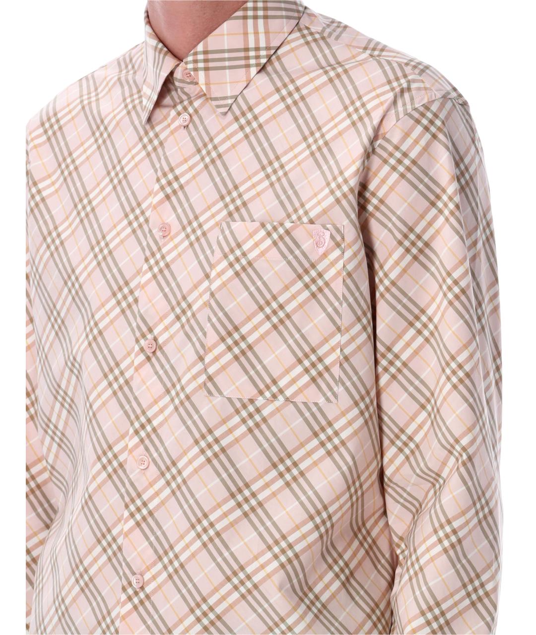BURBERRY Мульти хлопковая кэжуал рубашка, фото 4