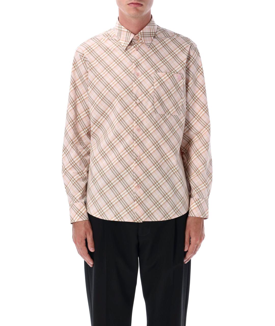 BURBERRY Мульти хлопковая кэжуал рубашка, фото 2