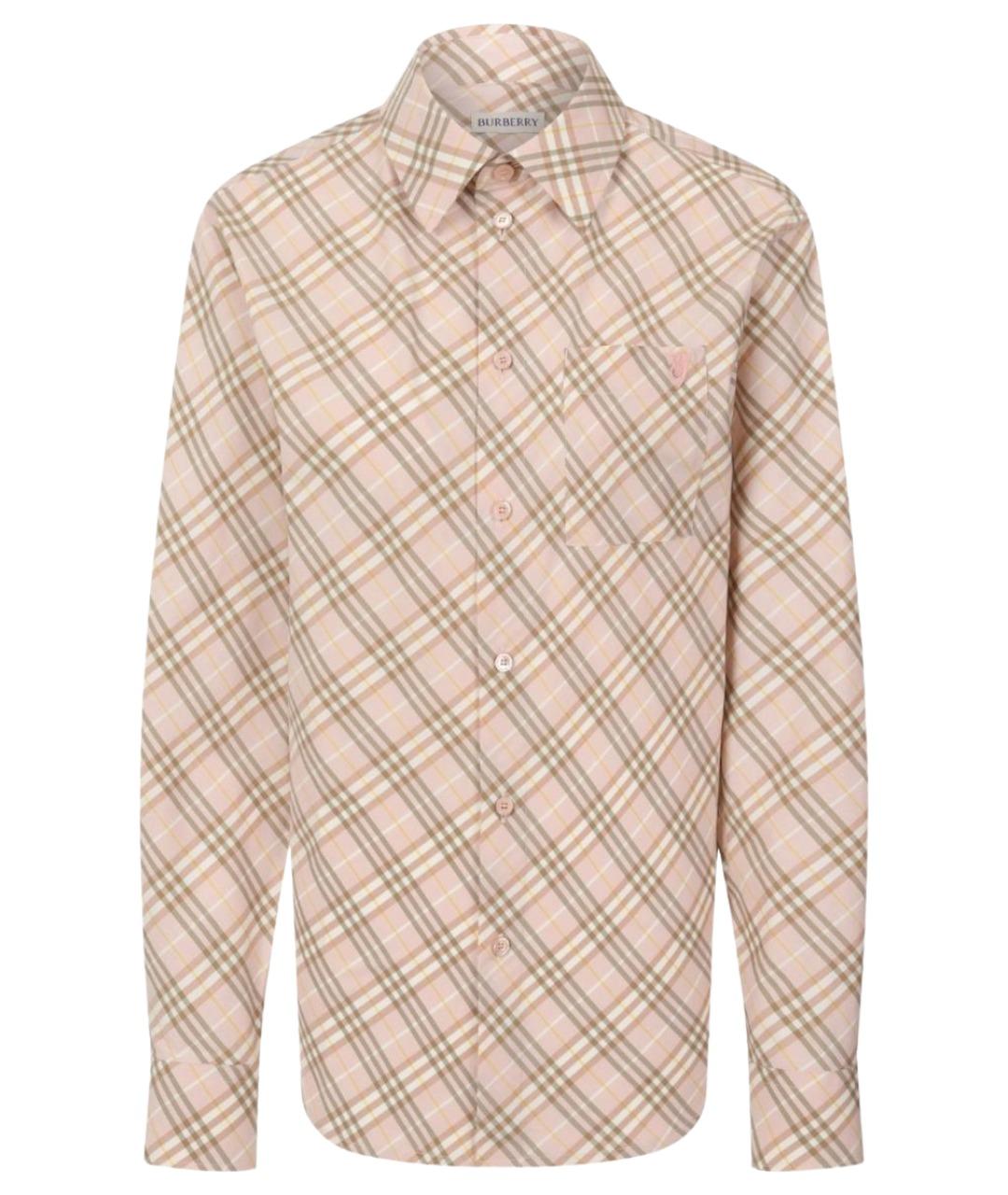 BURBERRY Мульти хлопковая кэжуал рубашка, фото 1