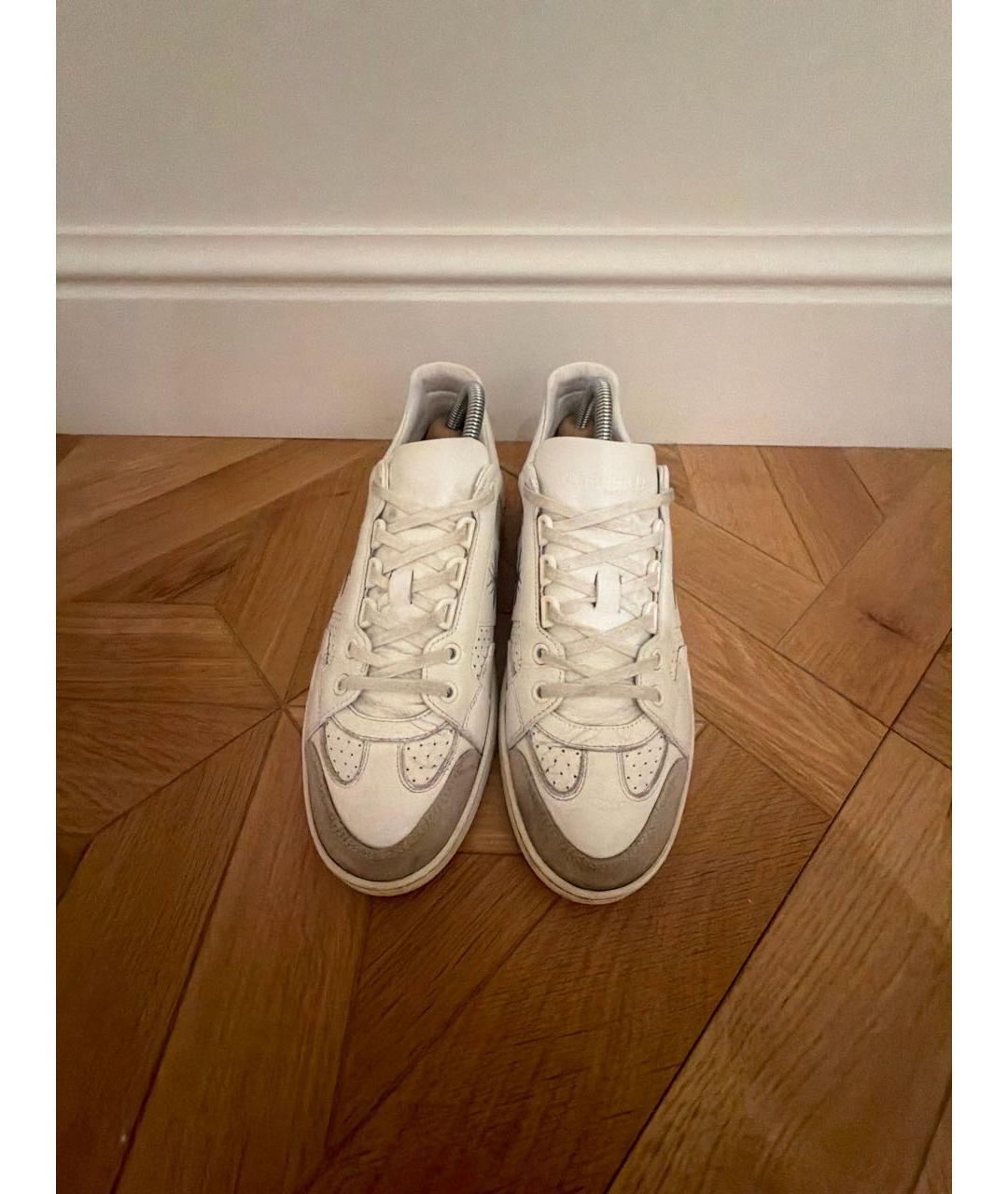 CHRISTIAN DIOR Белые кожаные кеды, фото 2