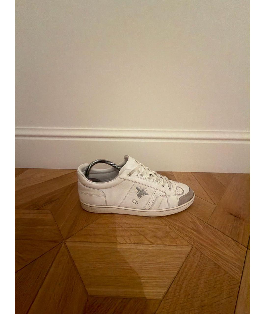 CHRISTIAN DIOR Белые кожаные кеды, фото 8