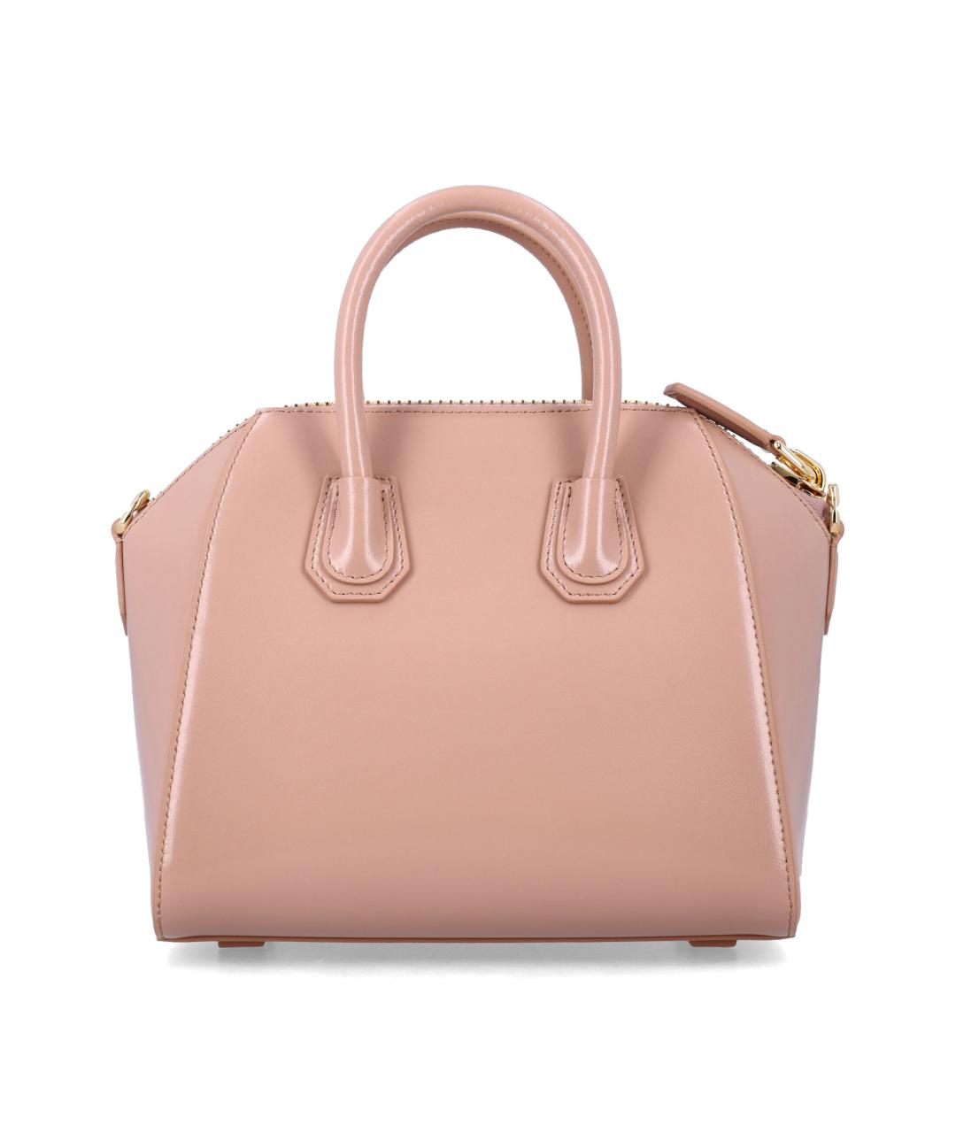 GIVENCHY Розовая кожаная сумка тоут, фото 3