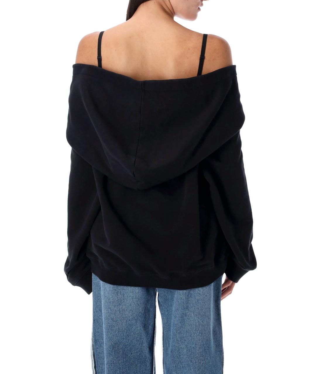 MM6 MAISON MARGIELA Черный хлопковый джемпер / свитер, фото 3