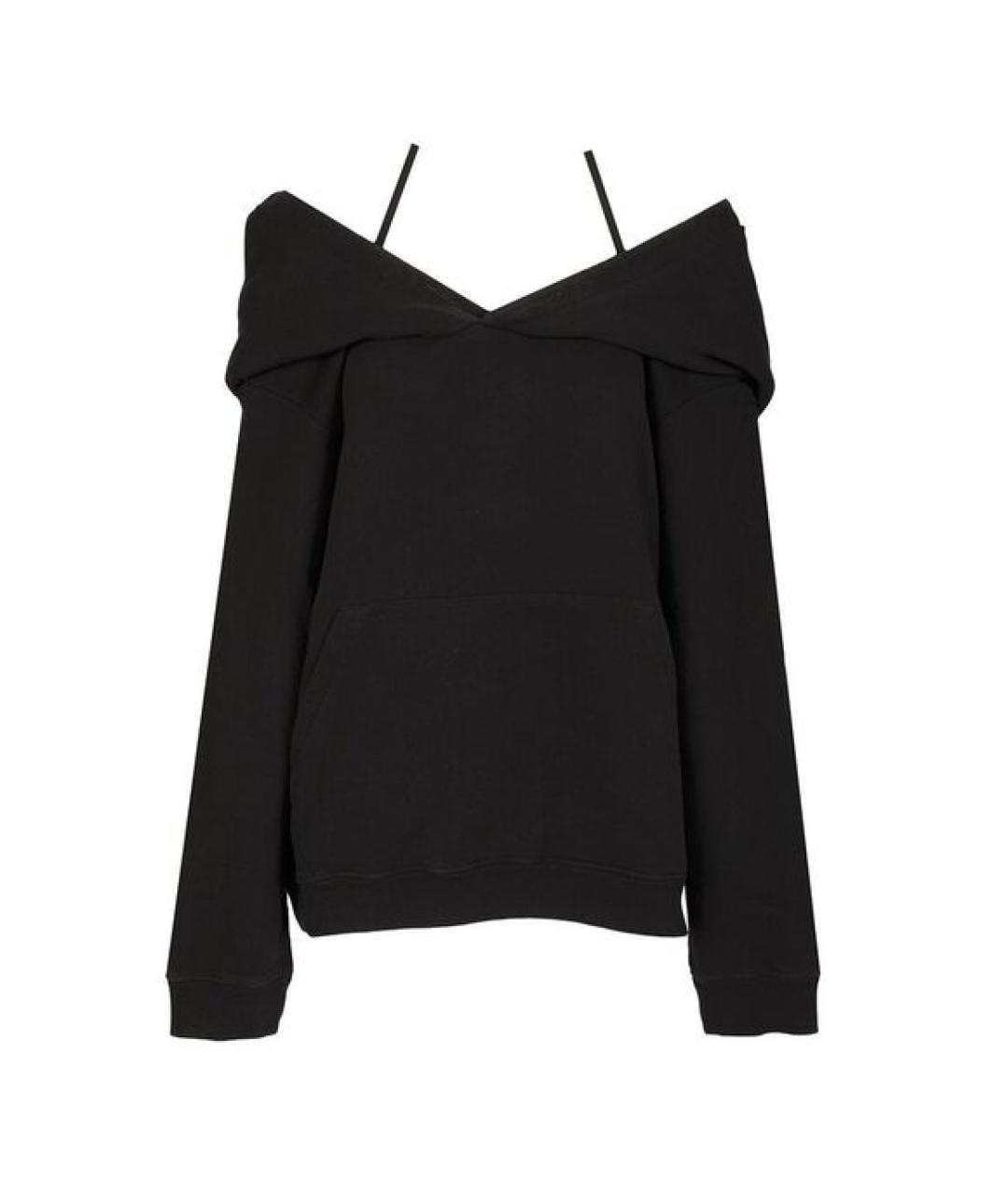 MM6 MAISON MARGIELA Черный хлопковый джемпер / свитер, фото 1