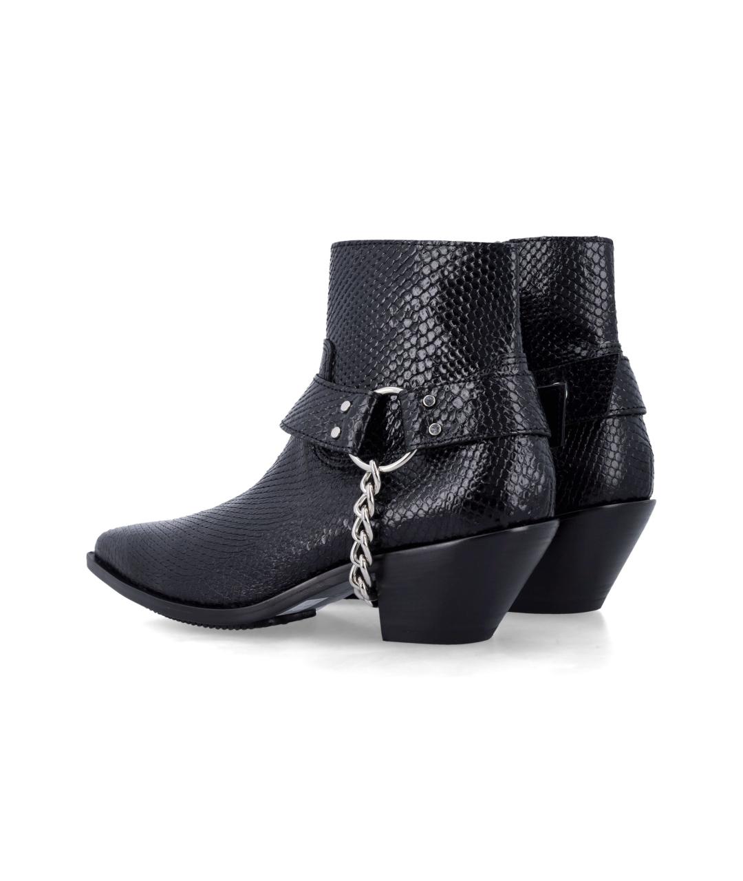 JUNYA WATANABE Черные кожаные ботинки, фото 3