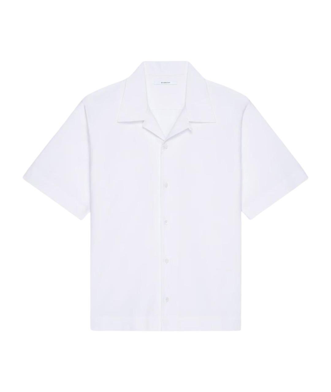 GIVENCHY Белая хлопковая кэжуал рубашка, фото 1