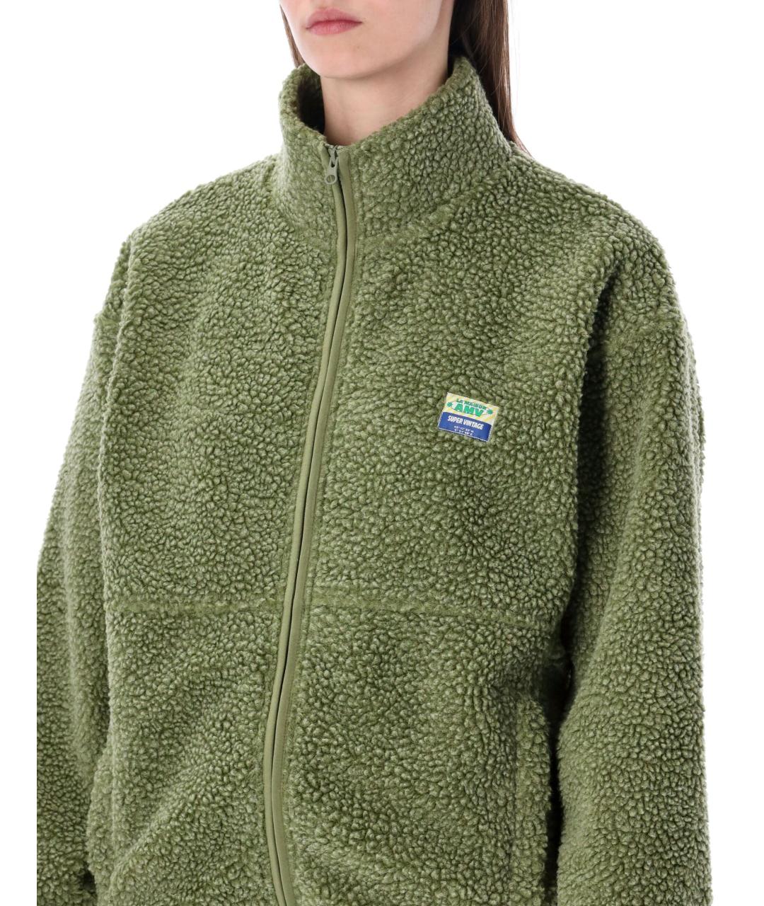 American vintage Зеленая полиэстеровая куртка, фото 4