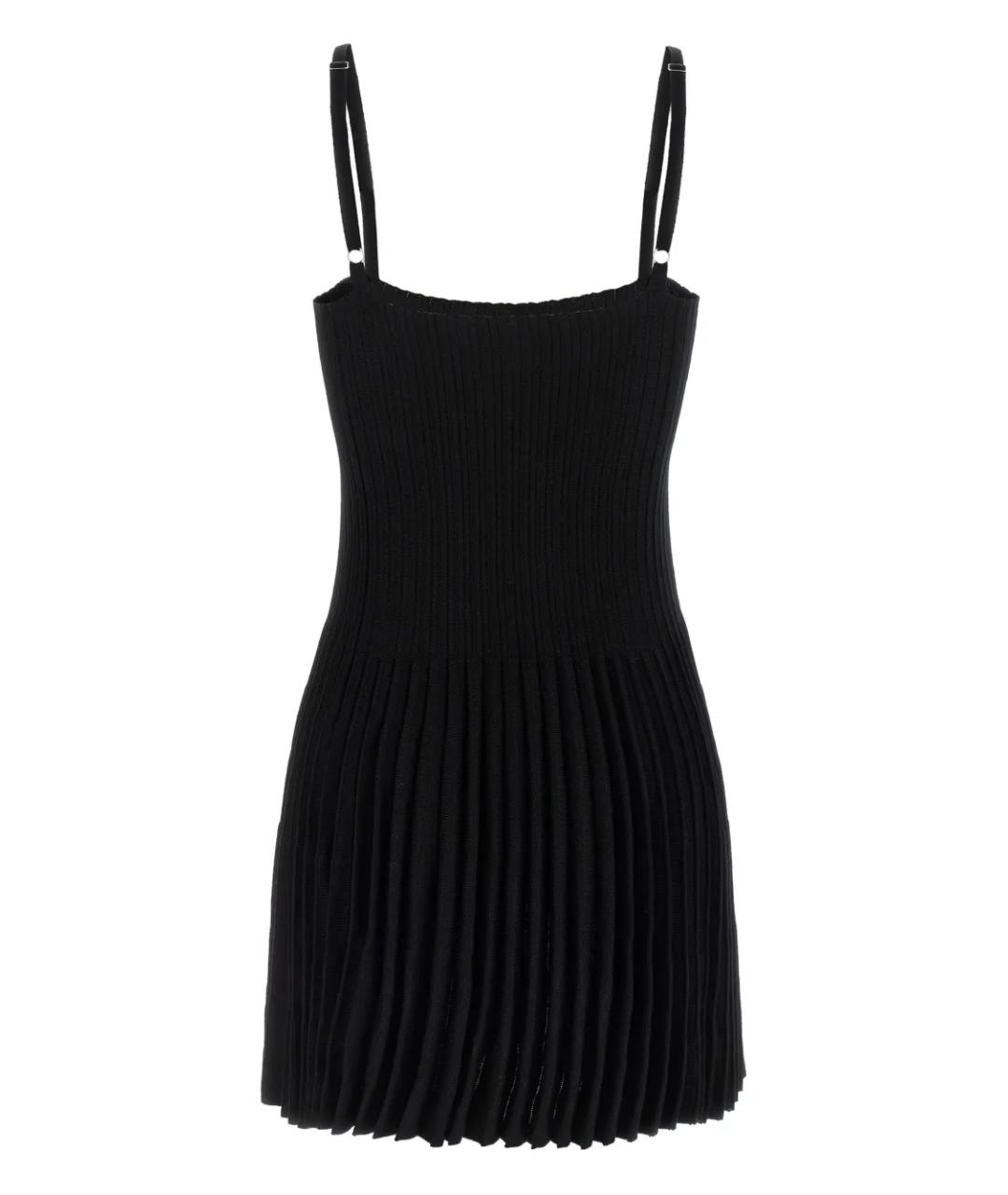 MAGDA BUTRYM Черное хлопковое коктейльное платье, фото 1