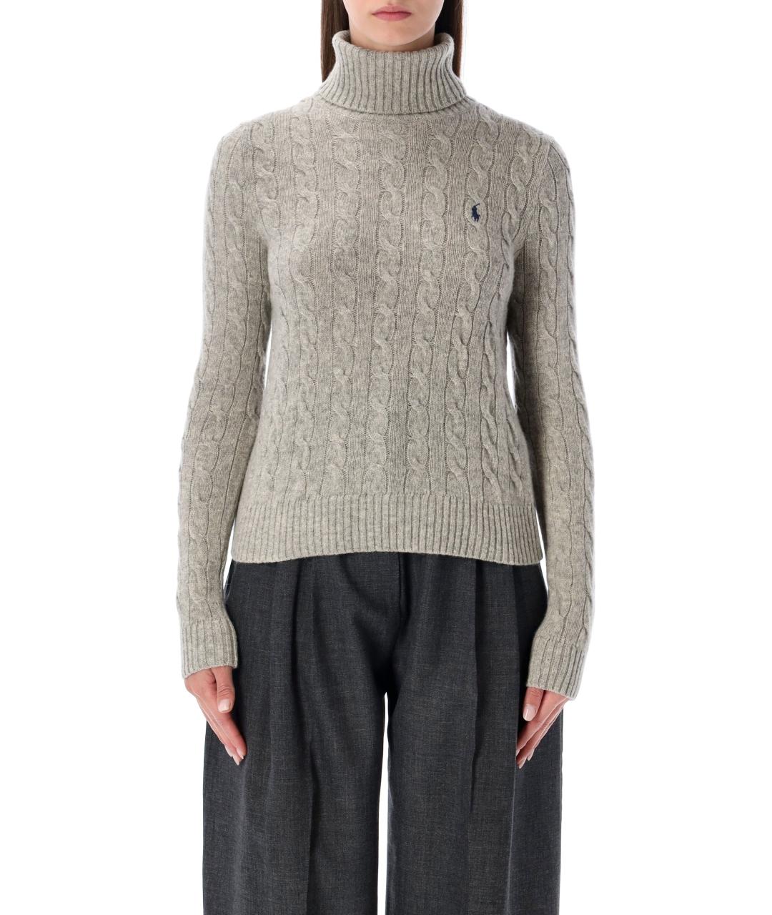 POLO RALPH LAUREN Серый шерстяной джемпер / свитер, фото 2