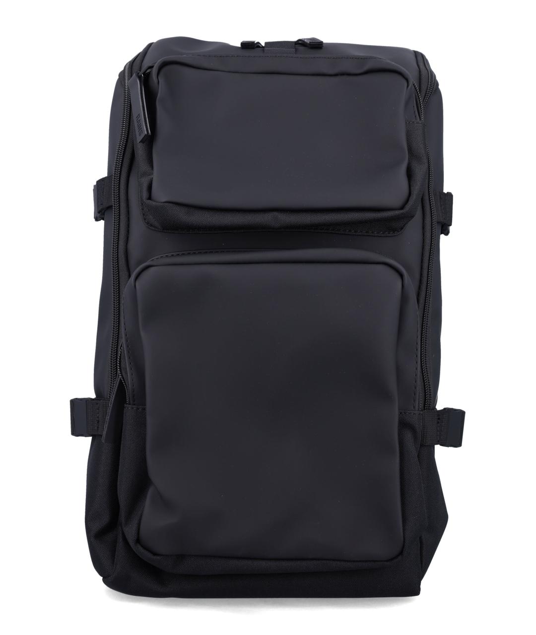 RAINS Черный тканевый рюкзак, фото 1