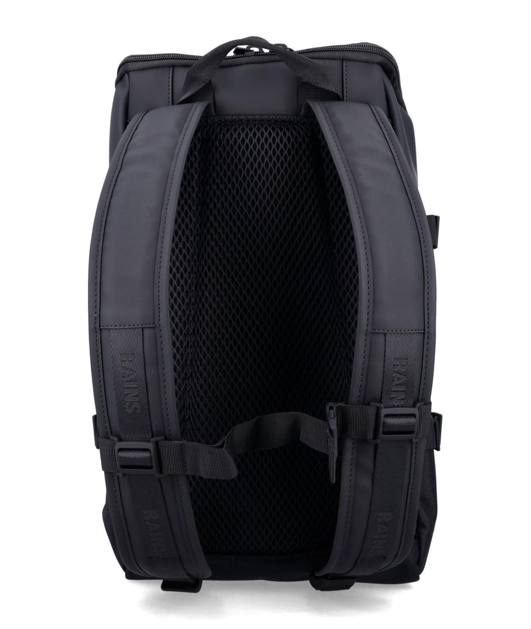 RAINS Черный тканевый рюкзак, фото 3