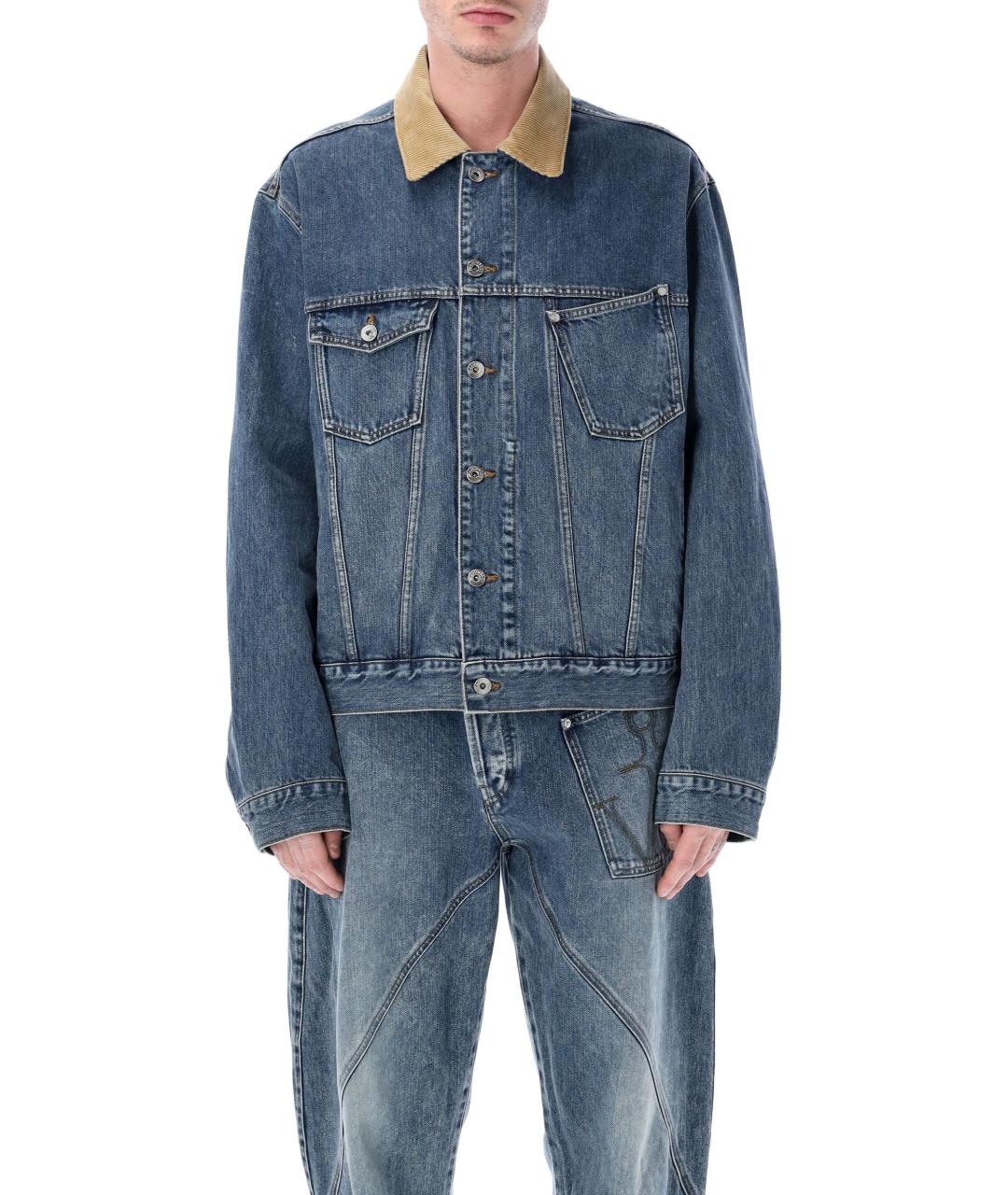 J.W.ANDERSON Синяя хлопковая куртка, фото 1