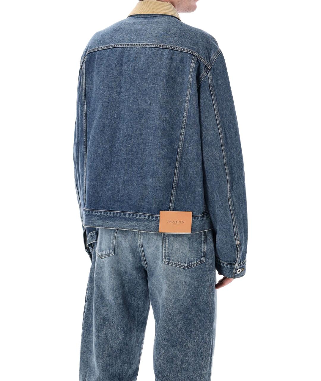 J.W.ANDERSON Синяя хлопковая куртка, фото 2