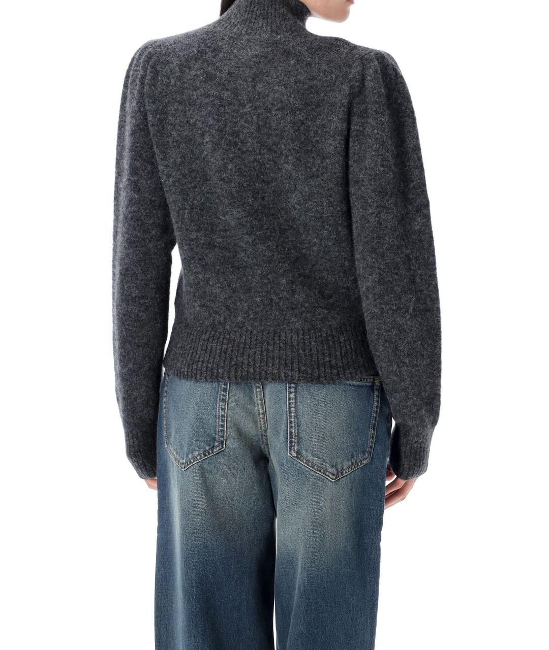 ISABEL MARANT ETOILE Серый шерстяной джемпер / свитер, фото 2