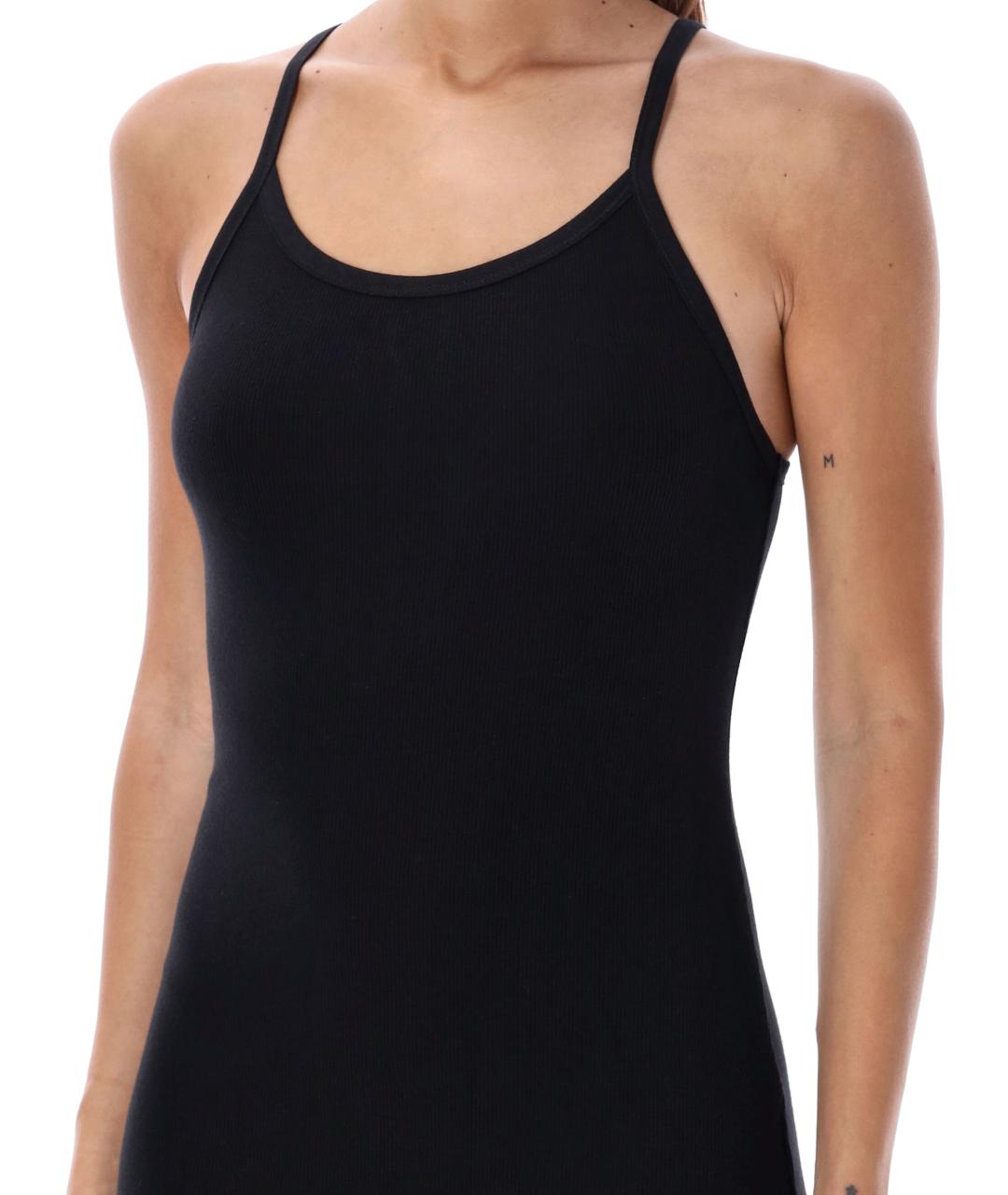 ETERNE Черное хлопковое повседневное платье, фото 3