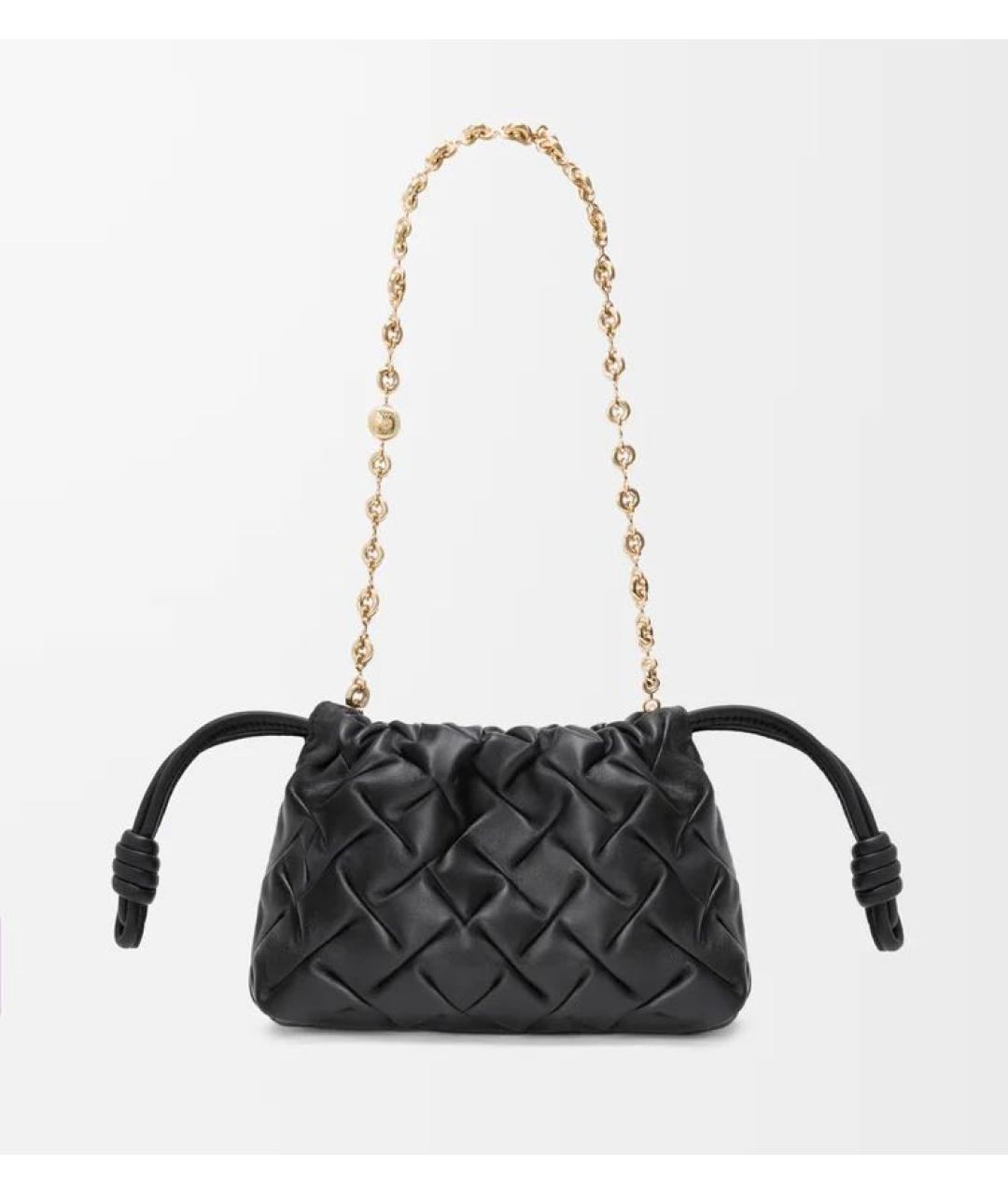 LOEWE Черная кожаная сумка через плечо, фото 5