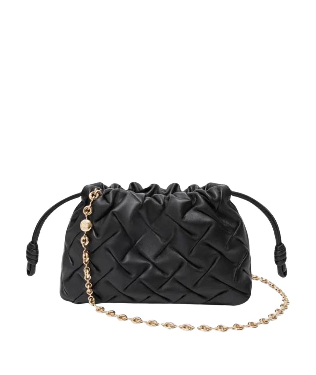 LOEWE Черная кожаная сумка через плечо, фото 1