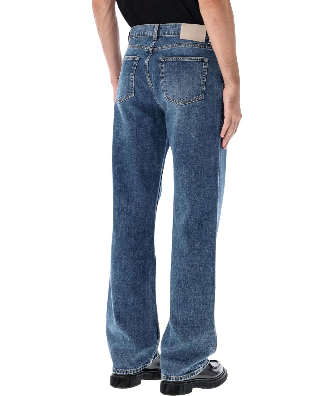 OUR LEGACY Синие хлопковые прямые джинсы, фото 2