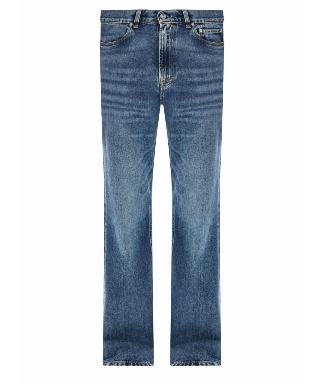 OUR LEGACY Синие хлопковые прямые джинсы, фото 1