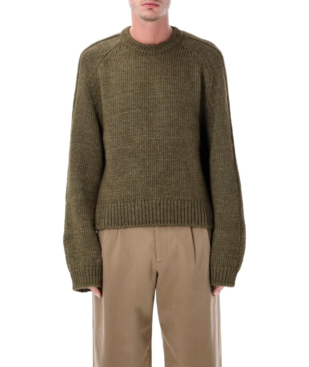 OUR LEGACY Зеленый шерстяной джемпер / свитер, фото 4