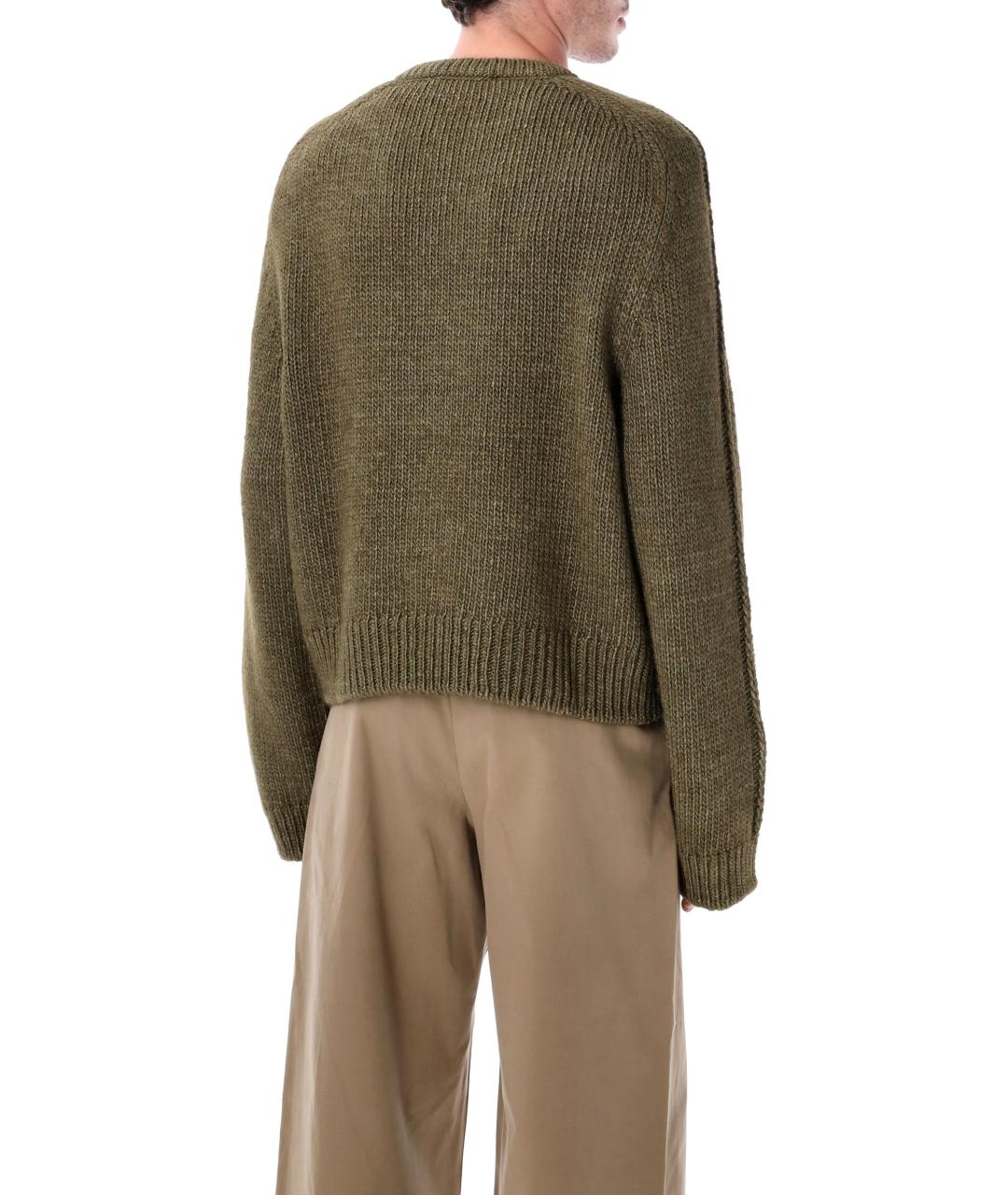 OUR LEGACY Зеленый шерстяной джемпер / свитер, фото 2