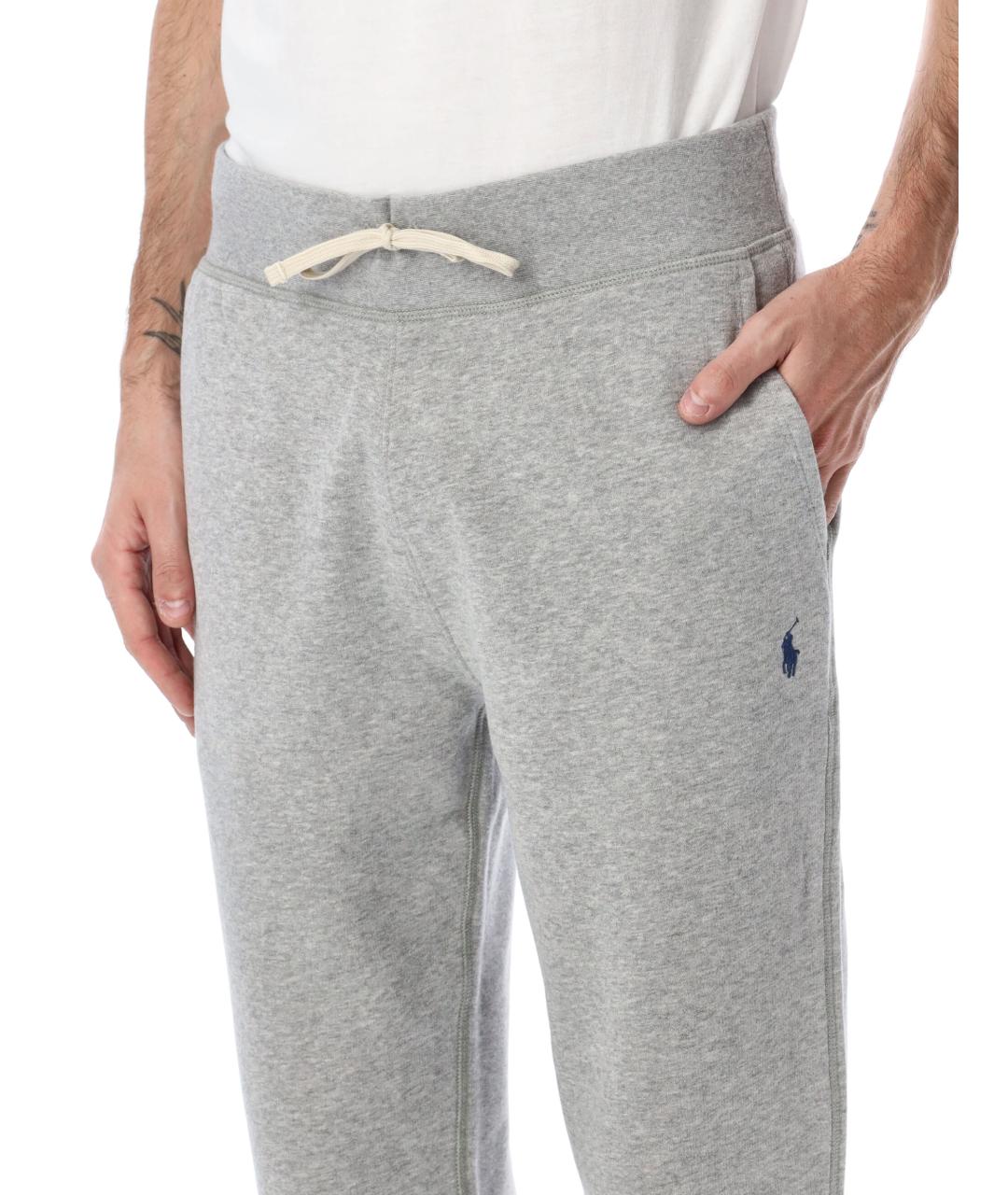 POLO RALPH LAUREN Серые хлопковые повседневные брюки, фото 6