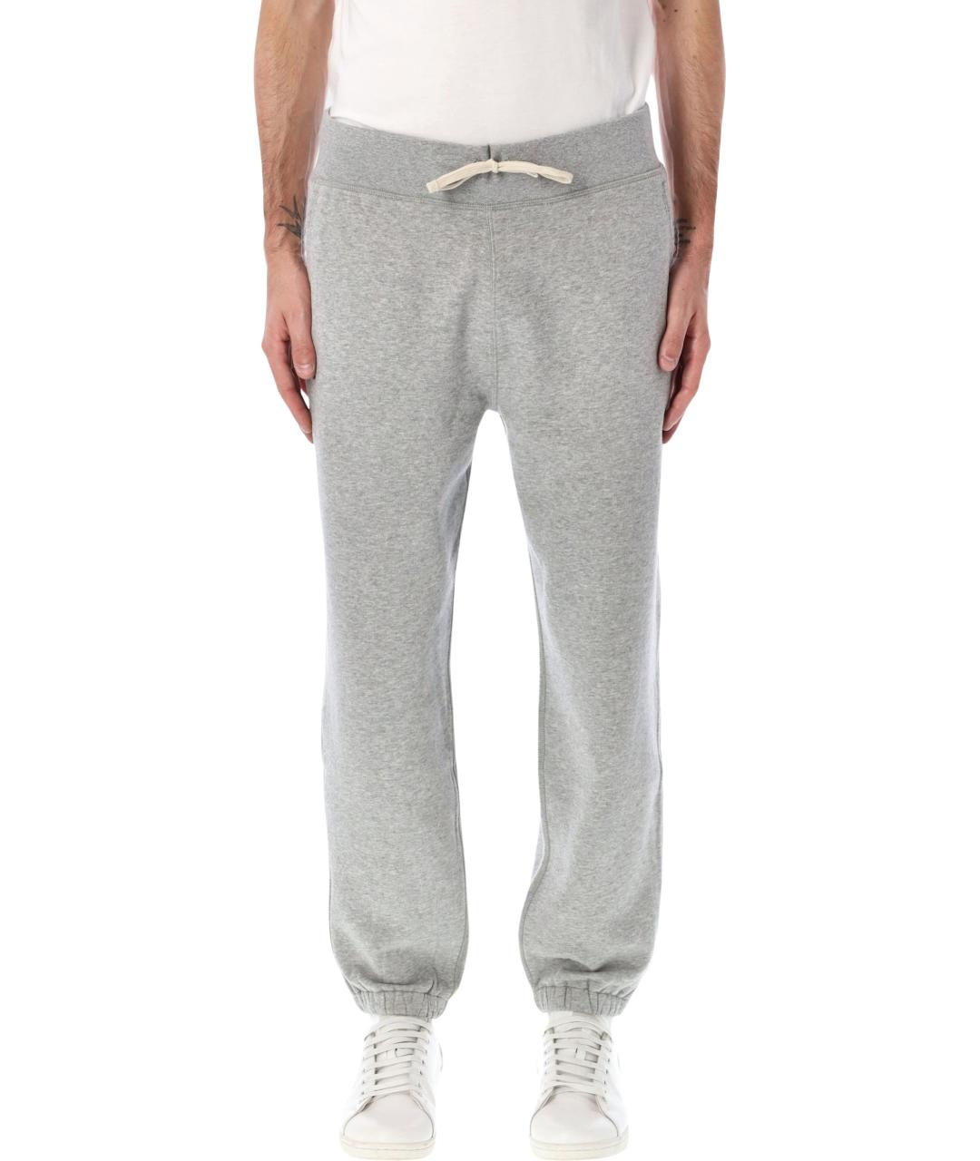 POLO RALPH LAUREN Серые хлопковые повседневные брюки, фото 4