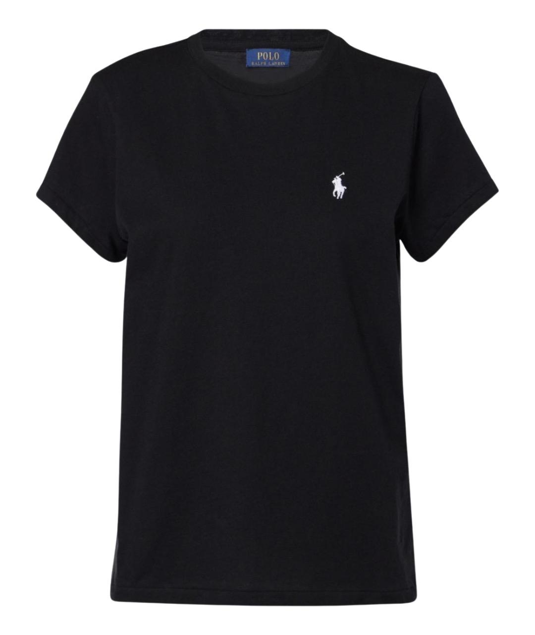 POLO RALPH LAUREN Черная хлопковая футболка, фото 1