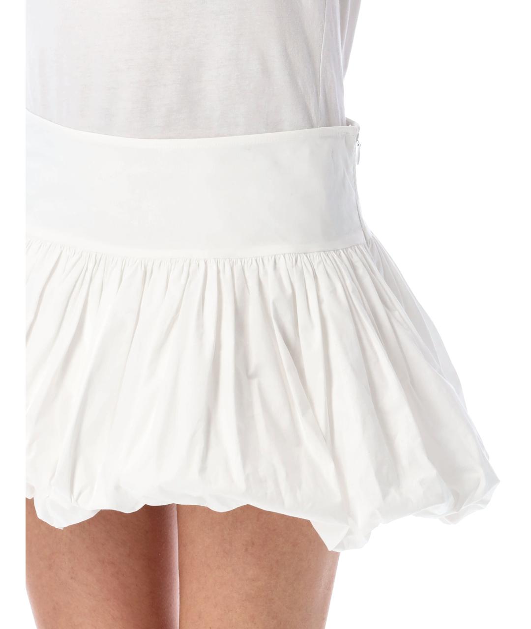 THE GARMENT Белая хлопковая юбка мини, фото 4