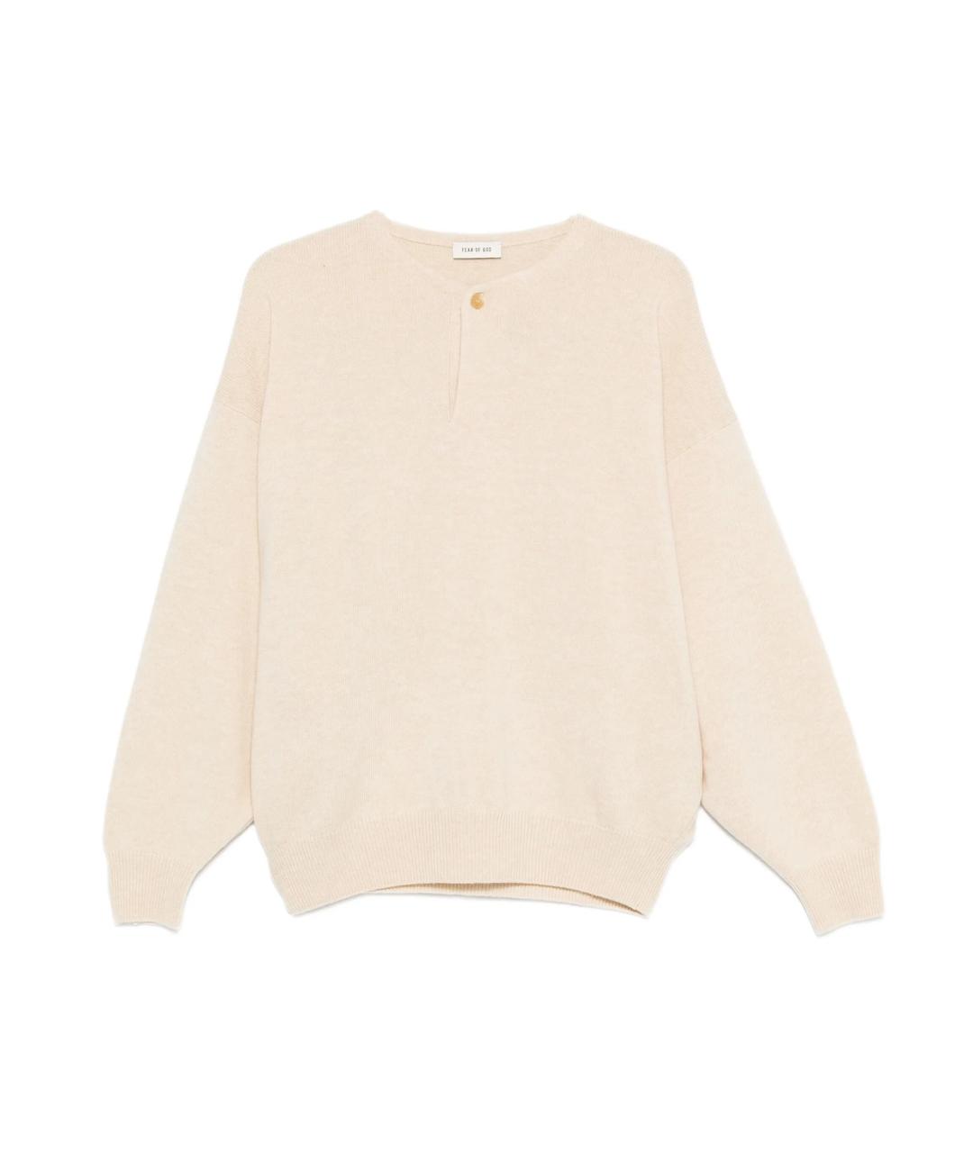 FEAR OF GOD Бежевый шерстяной джемпер / свитер, фото 1