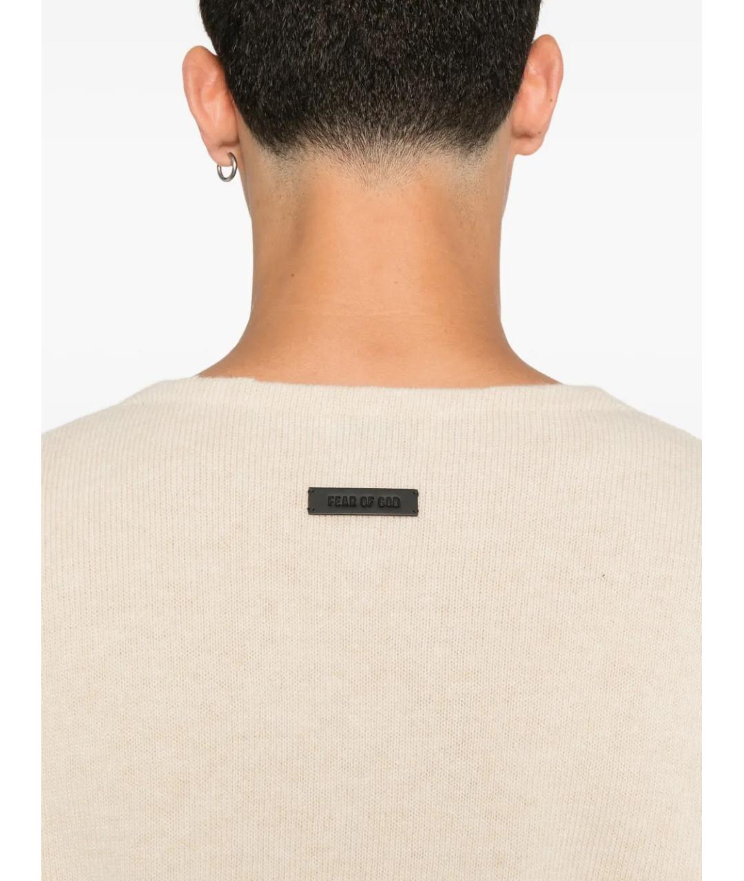 FEAR OF GOD Бежевый шерстяной джемпер / свитер, фото 5
